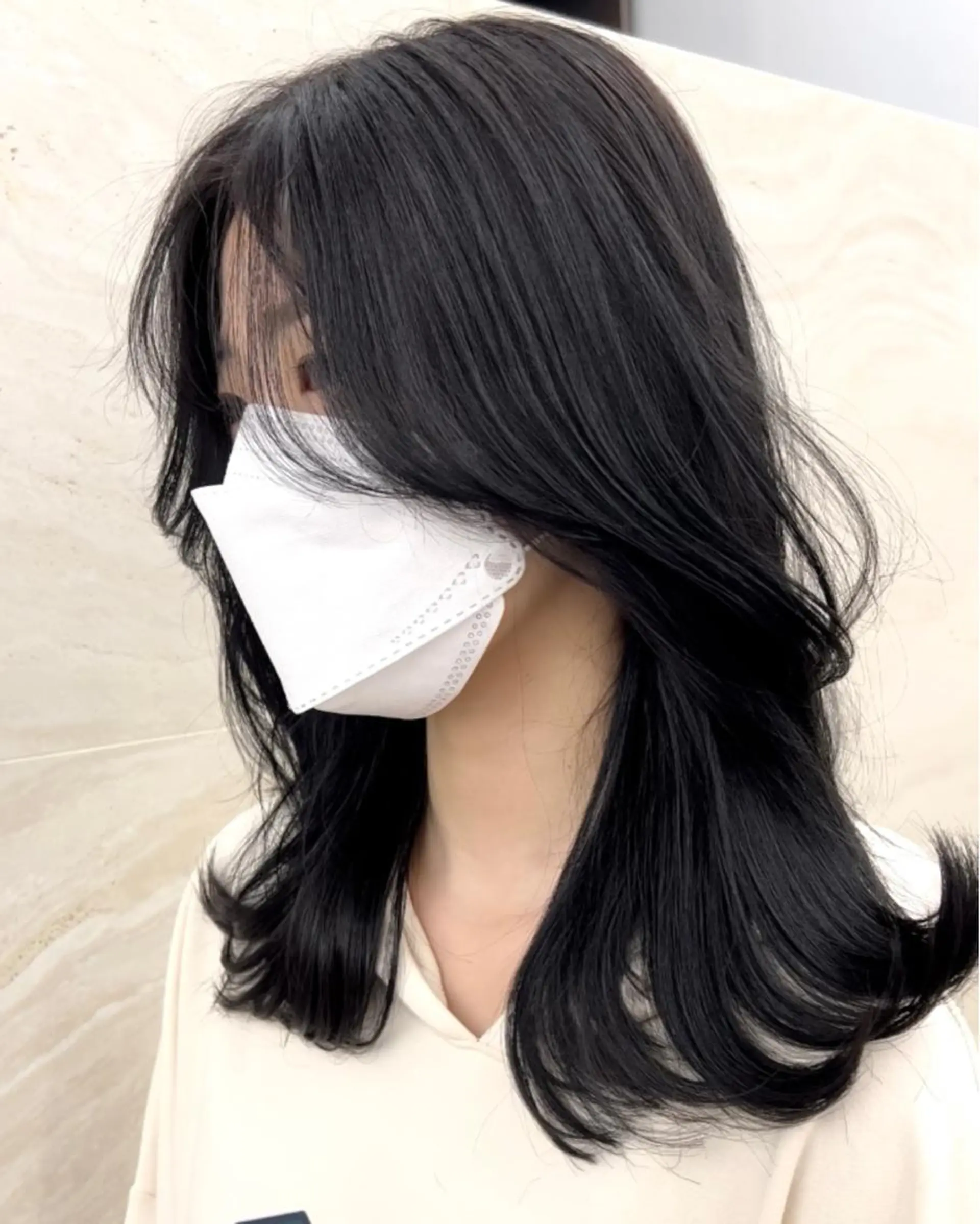 ミディアム カット ヘアカラー トリートメント DX share salon渋谷所属・カラー系/カット特化 🟠オオタキマサシのヘアスタイル