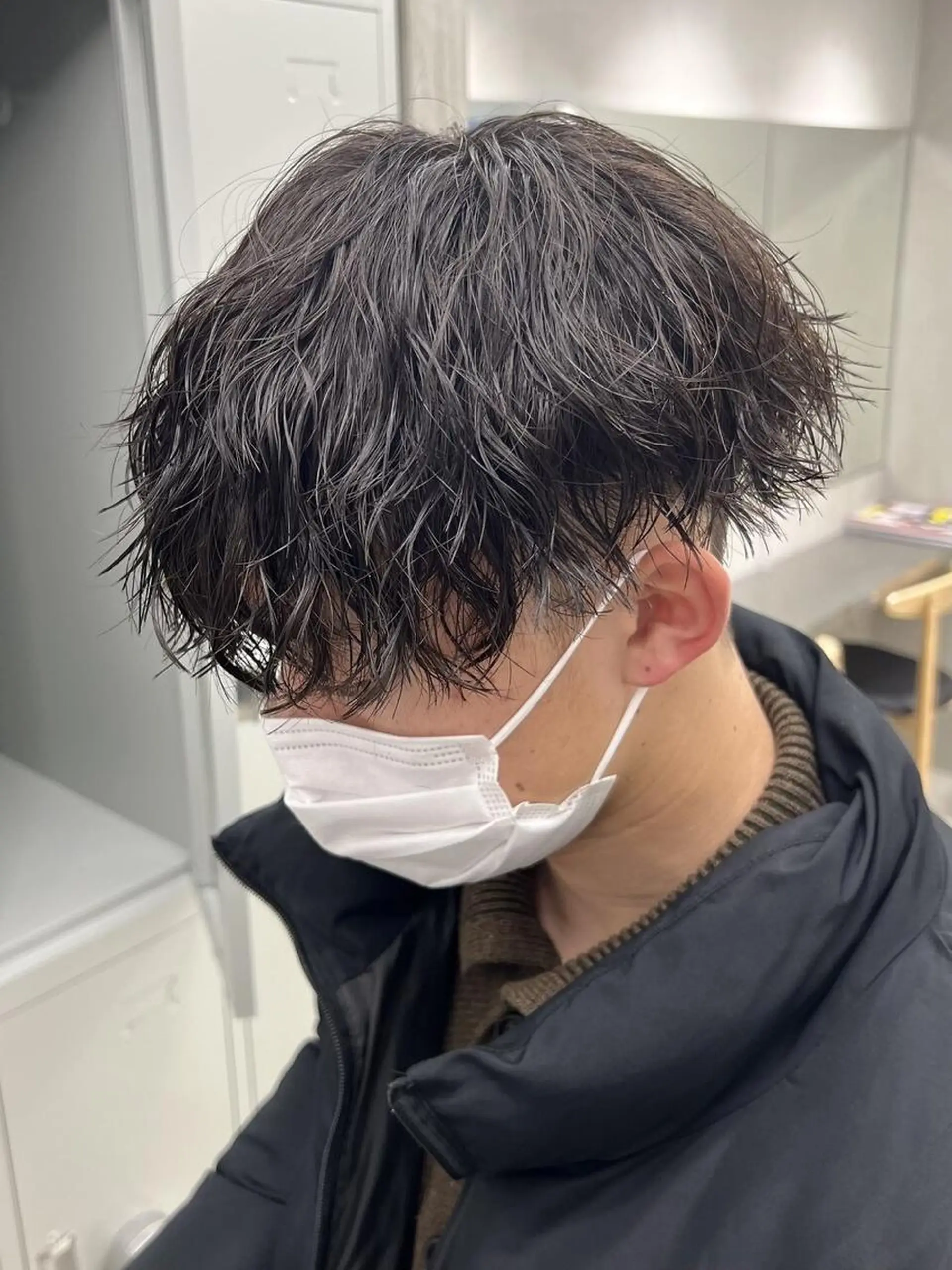 ショート パーマ メンズ メンズパーマ ツイストスパイラルパーマ スパイラルパーマ SENTA✨メンズ パーマ✨fifth栄のヘアスタイル