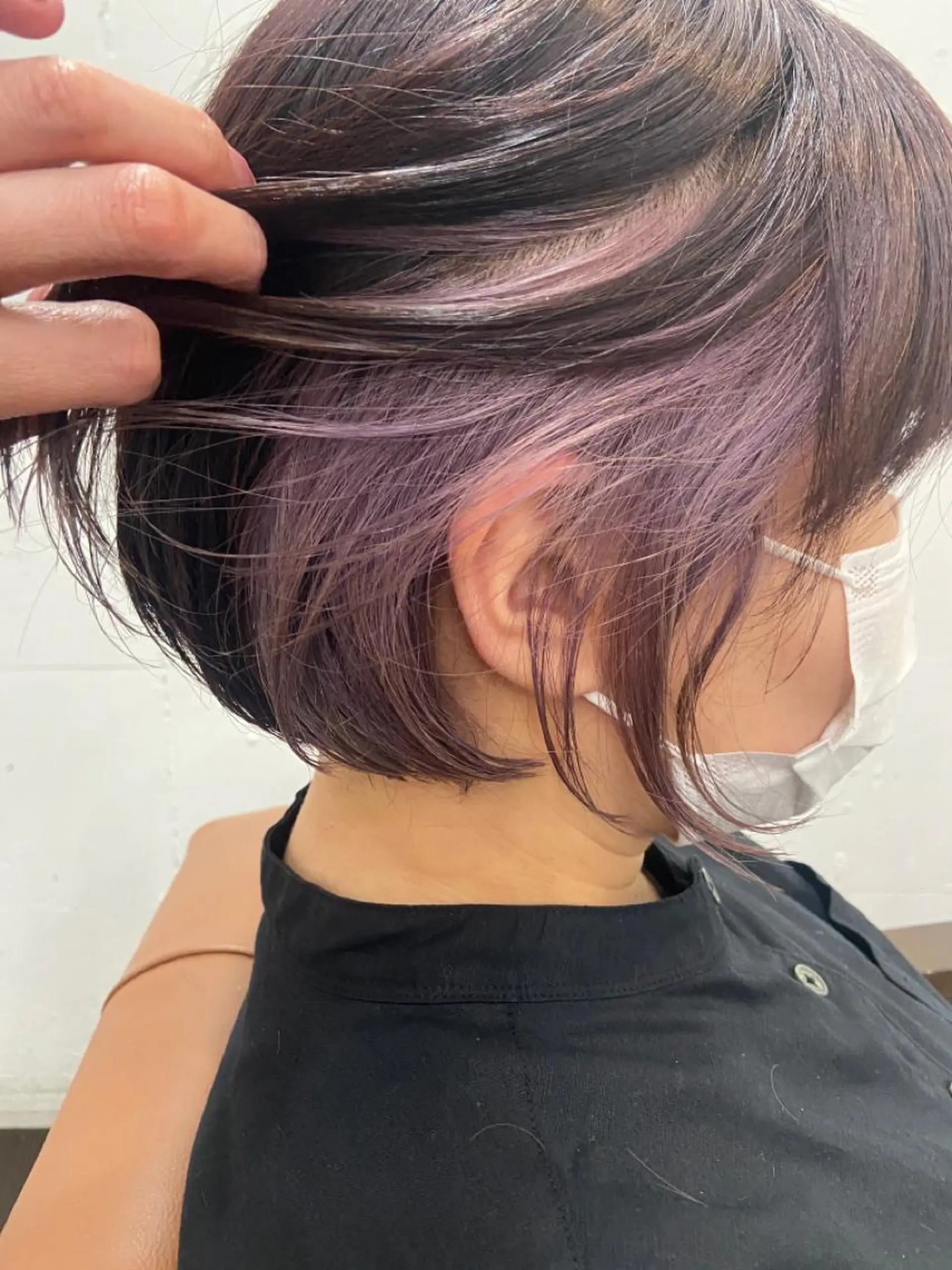 ショート カラー パーマ ヘアアレンジ メンズ キッズ ネイル マツエク・マツパ 久木原 ゆりのヘアスタイル