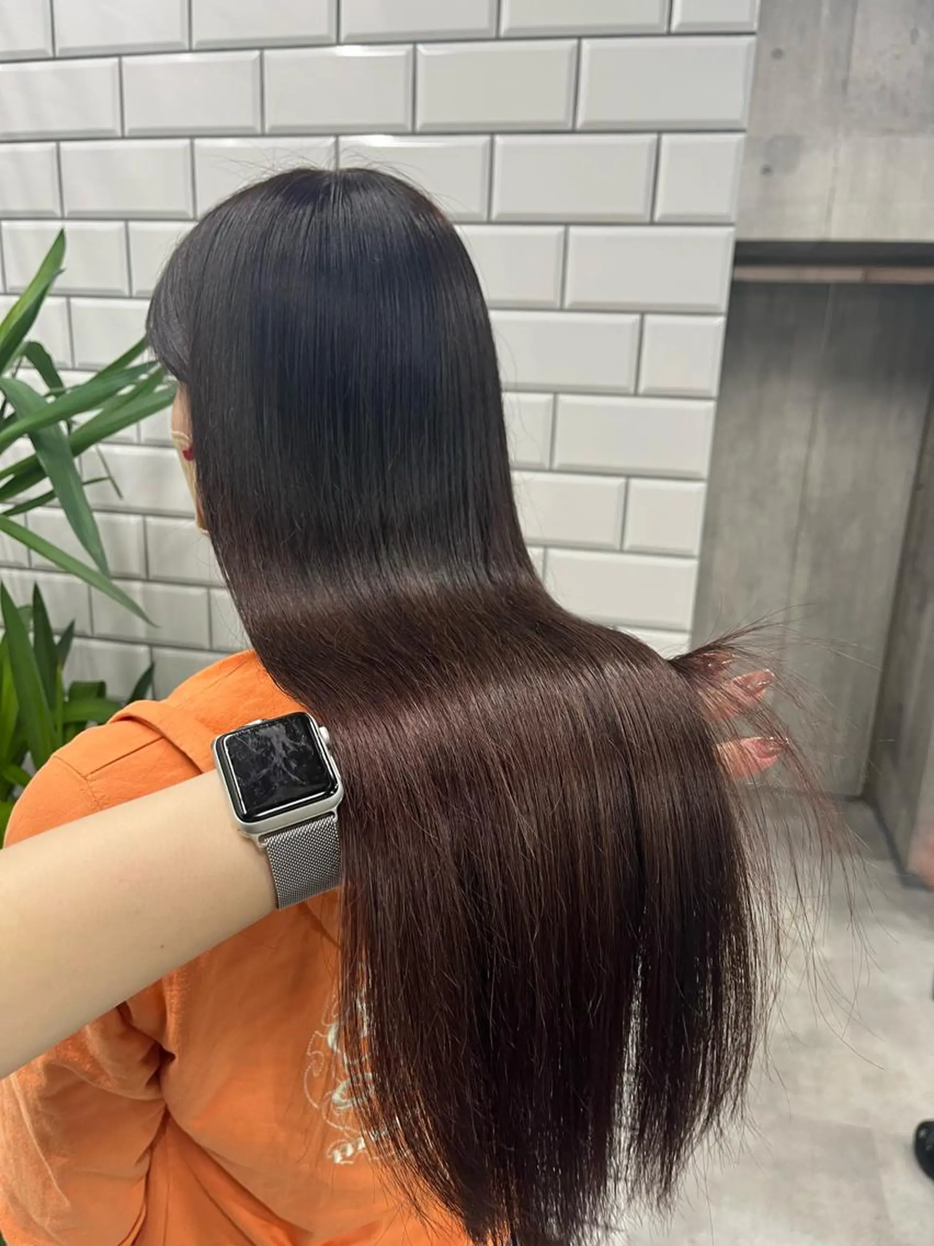 ロング カラー ヘアアレンジ ヘアカラー トリートメント ヘアセット newi赤羽 HINATAのヘアスタイル