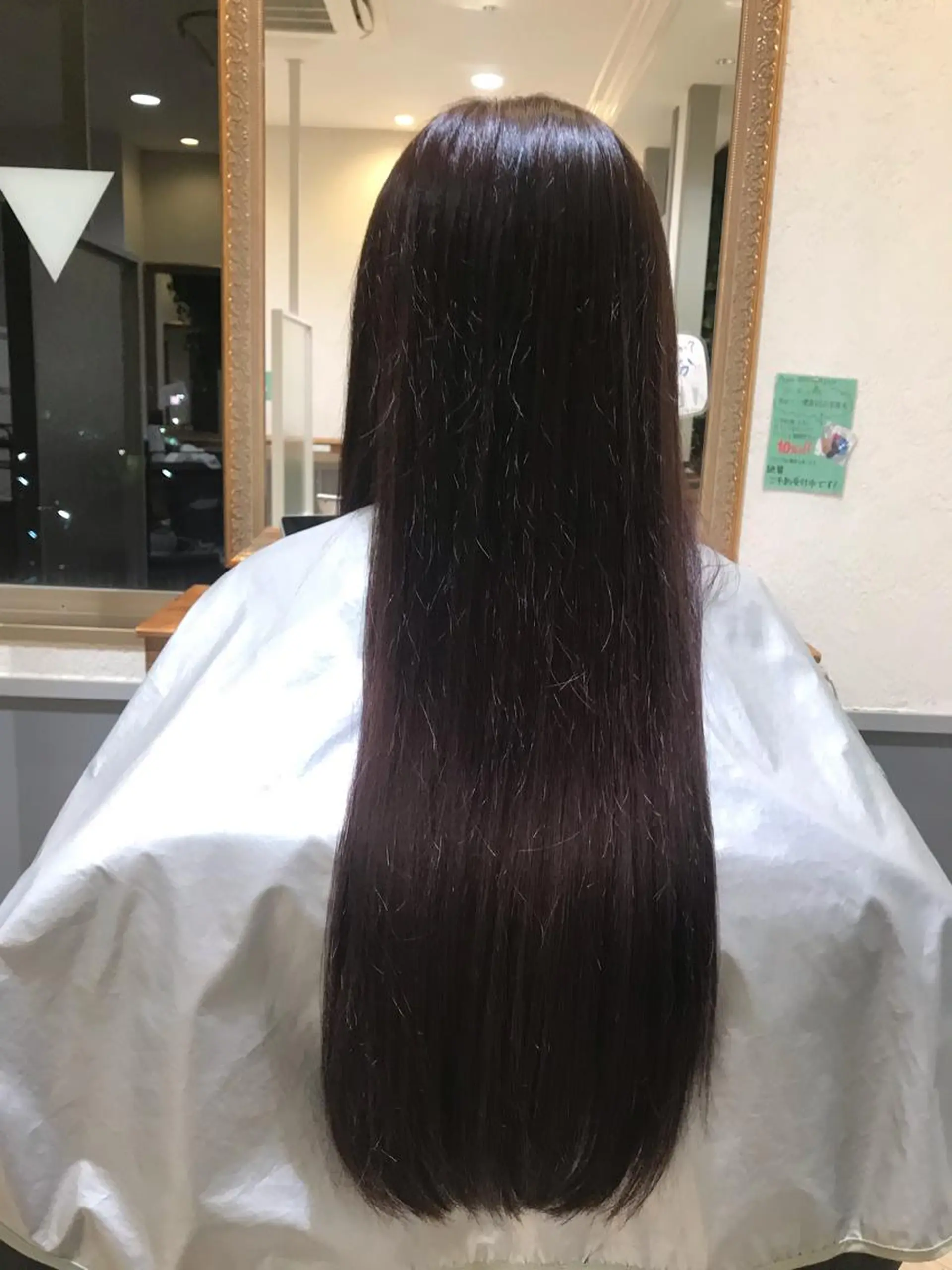 ロング カラー アッシュ イルミナカラー ラベンダーカラー ラベンダーアッシュ u-chambord ユーシャンボールのヘアスタイル