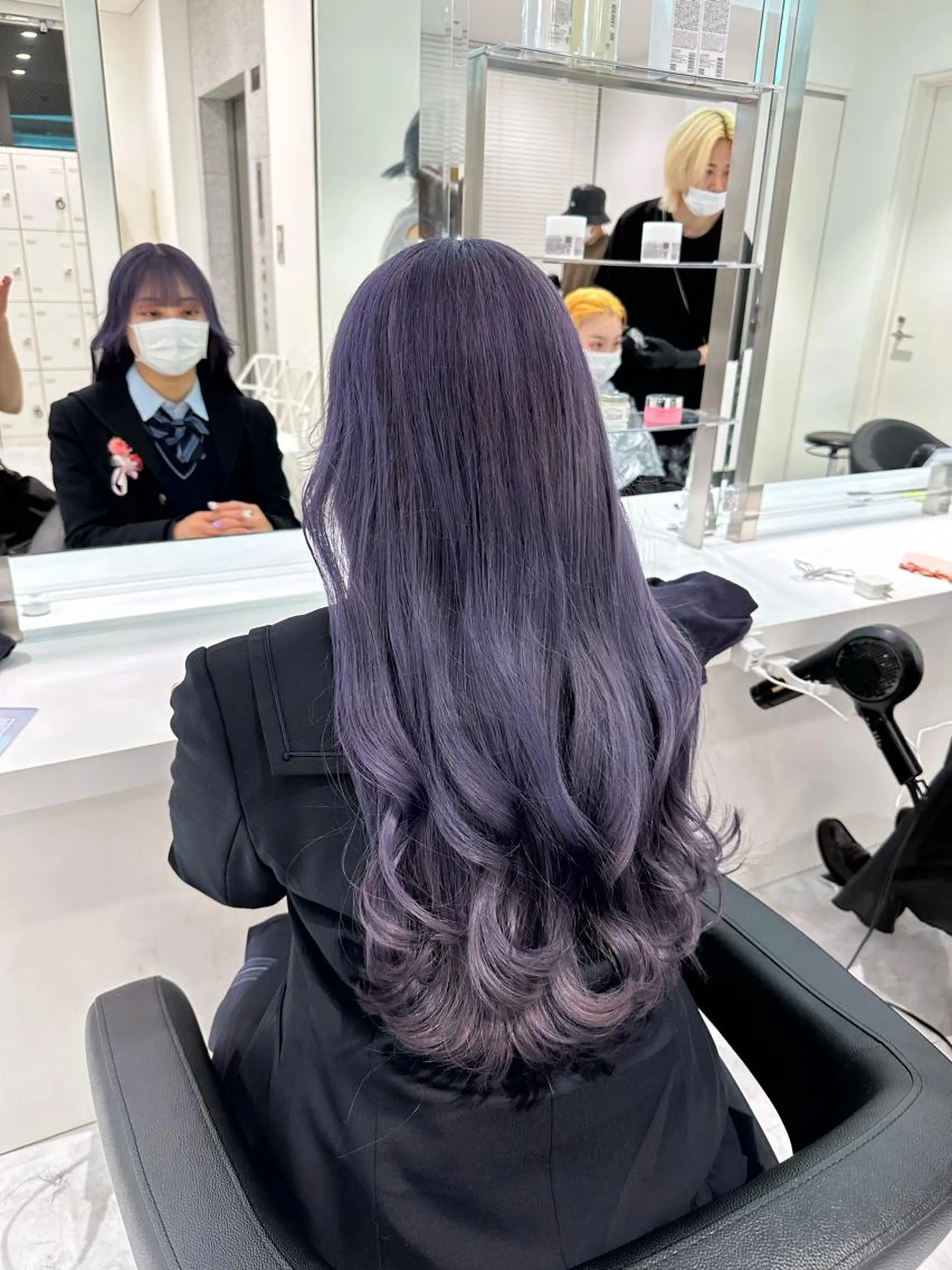 ミディアム カラー ヘアカラー ♡上品韓国髪♡ブラ ウン/SAYATOのヘアスタイル