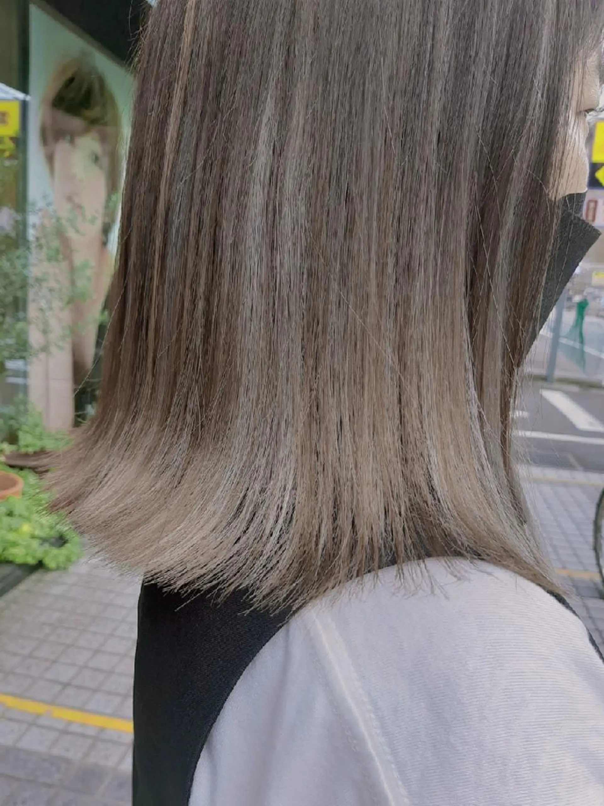 ミディアム はらだ ともこ☺︎のヘアスタイル