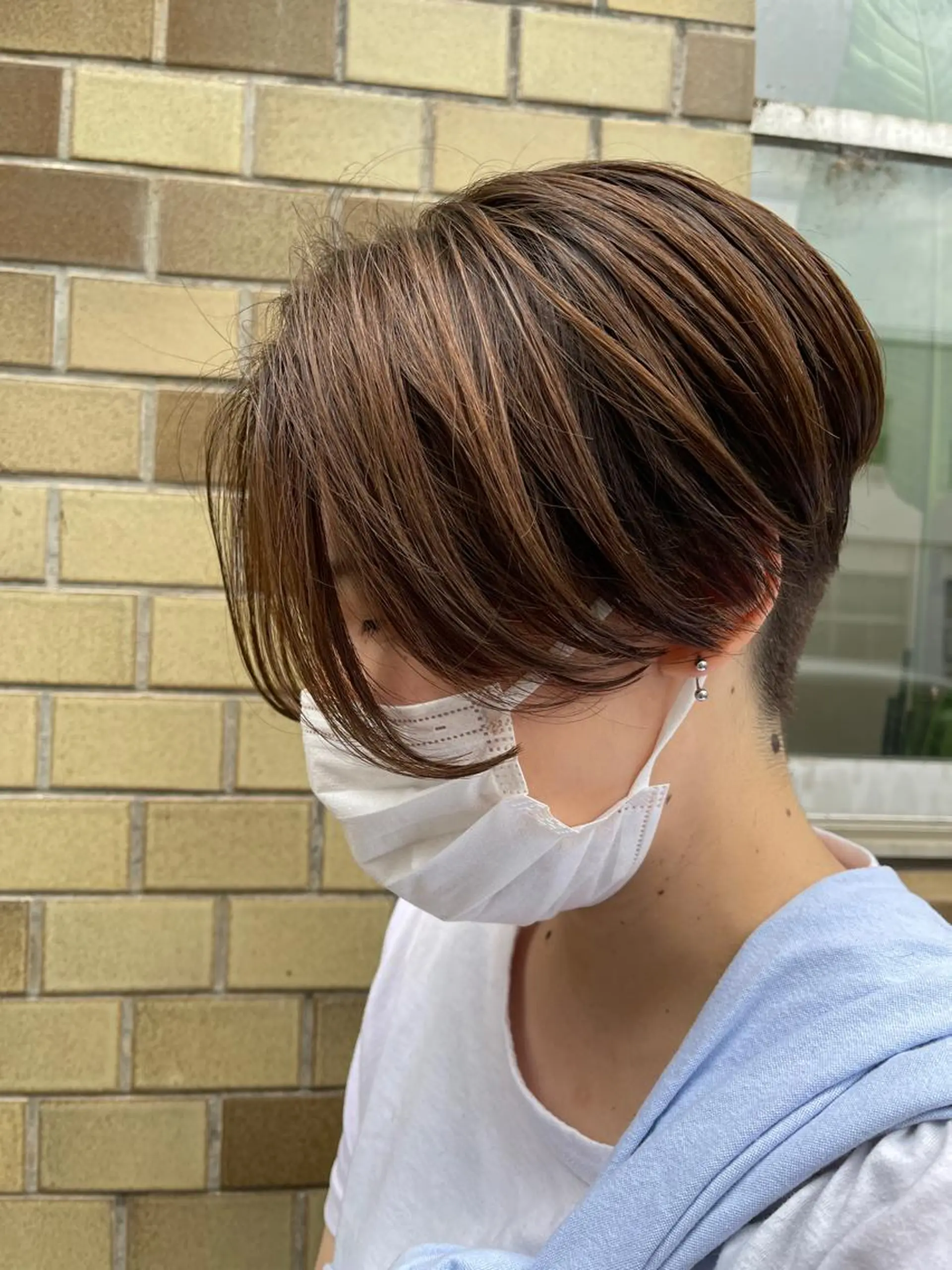 ショート カラー ショートヘア カット 【AMANEQ】 yuka🦋のヘアスタイル