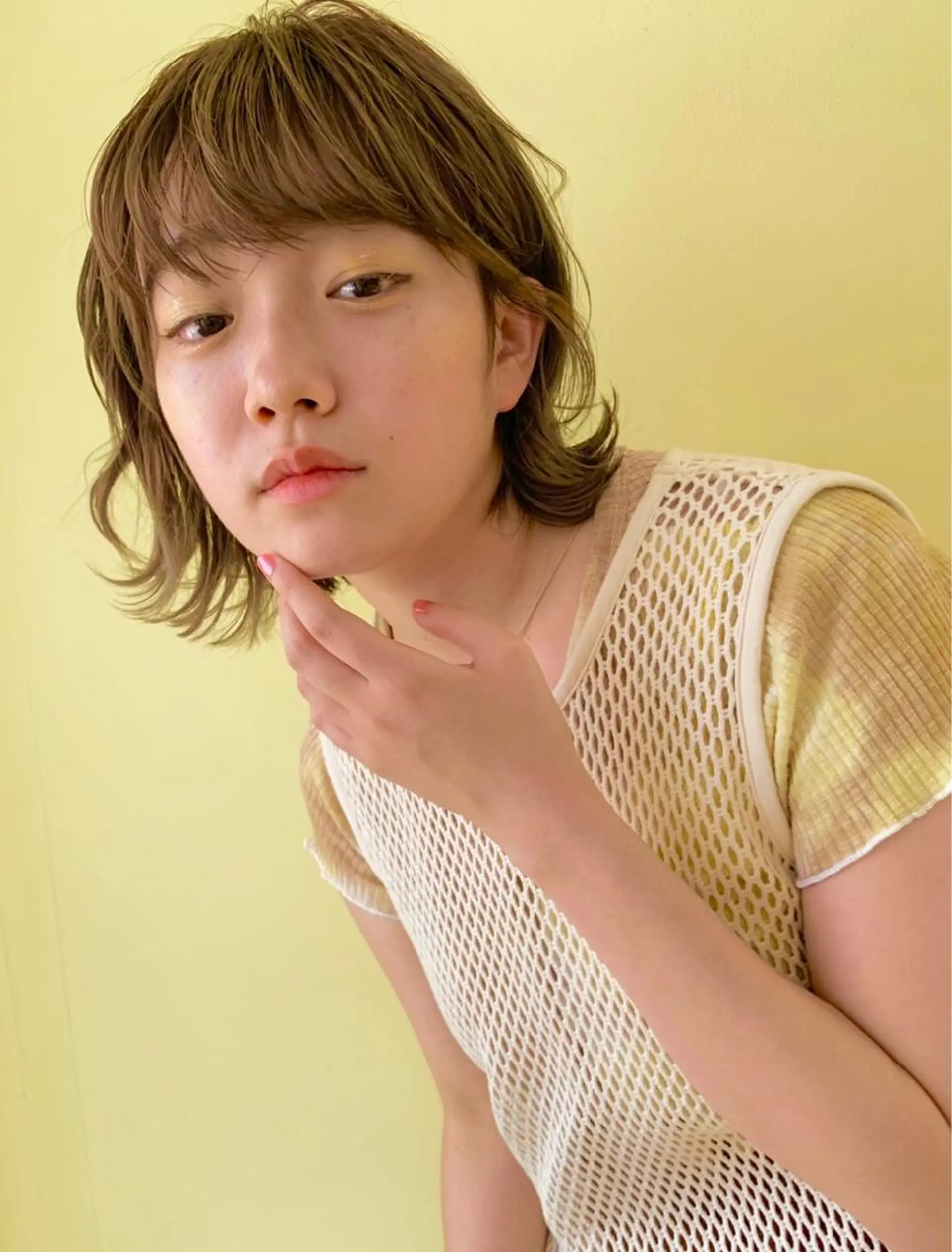 ショート カラー YUMA/レイヤー/ 似合わせ/パーマのヘアスタイル