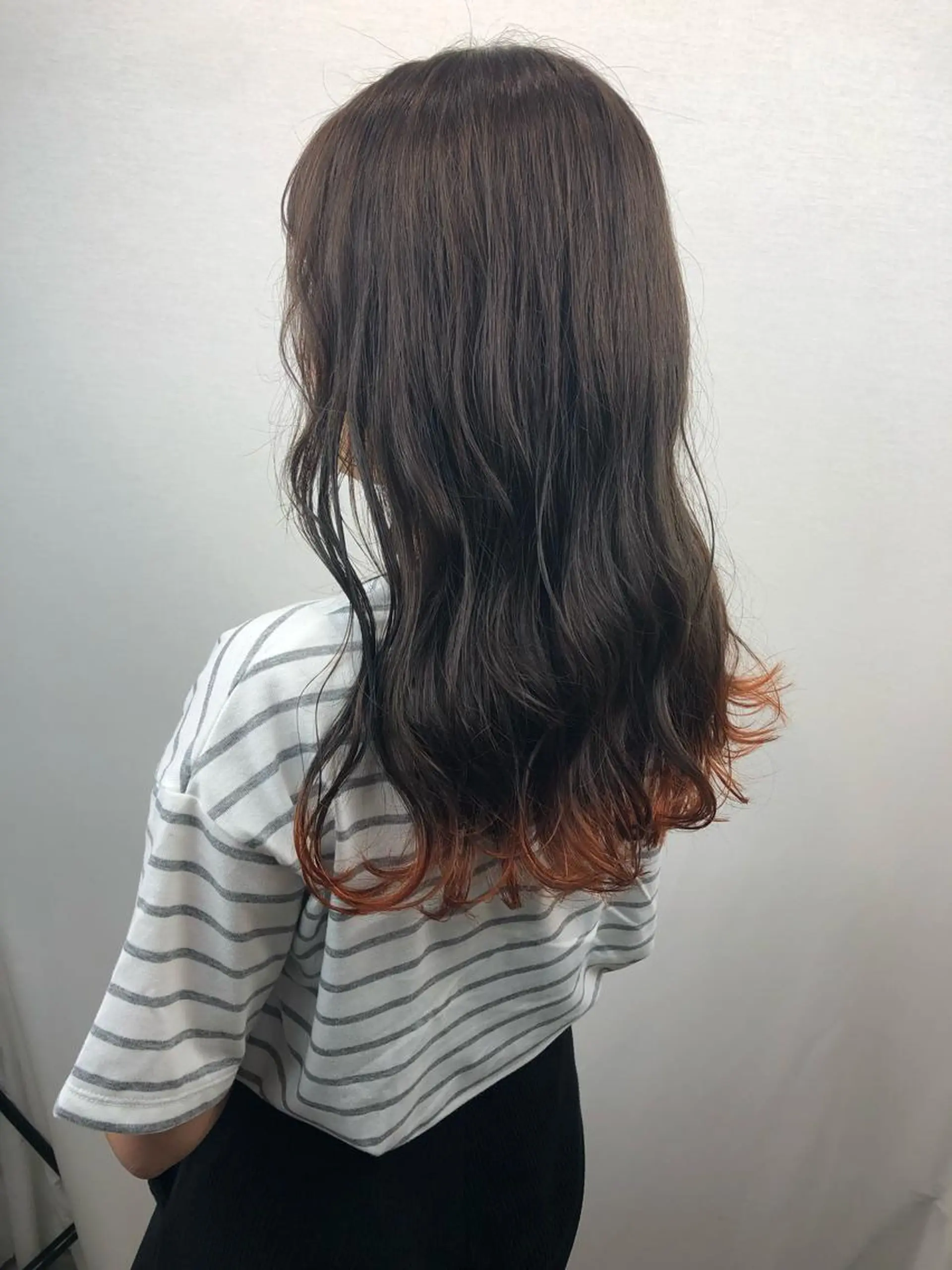ロング カラー オレンジ 🤍2nd🤍田所 美希のヘアスタイル