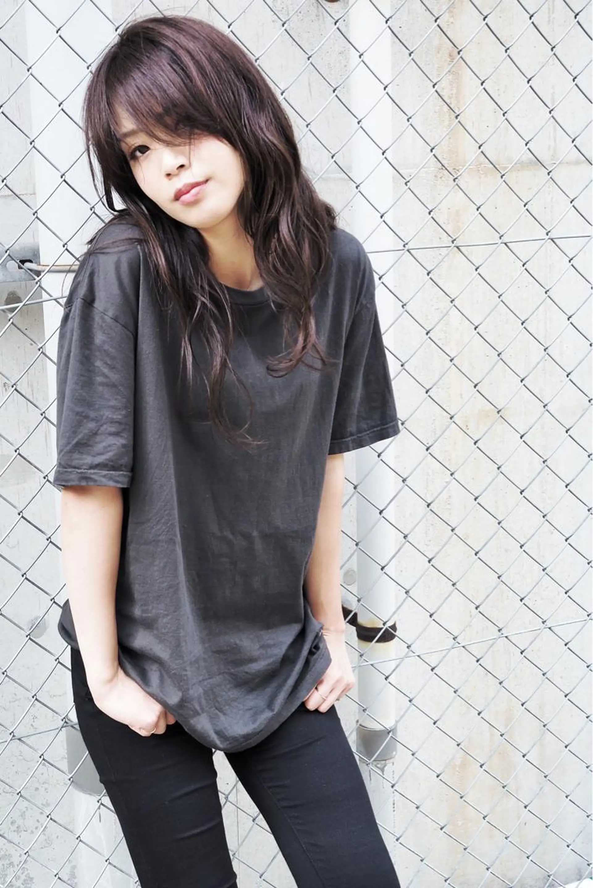 ロング カラー イルミナカラー トリートメント カット ヘアカラー 髪質改善/イルミナ/ 城崎のヘアスタイル