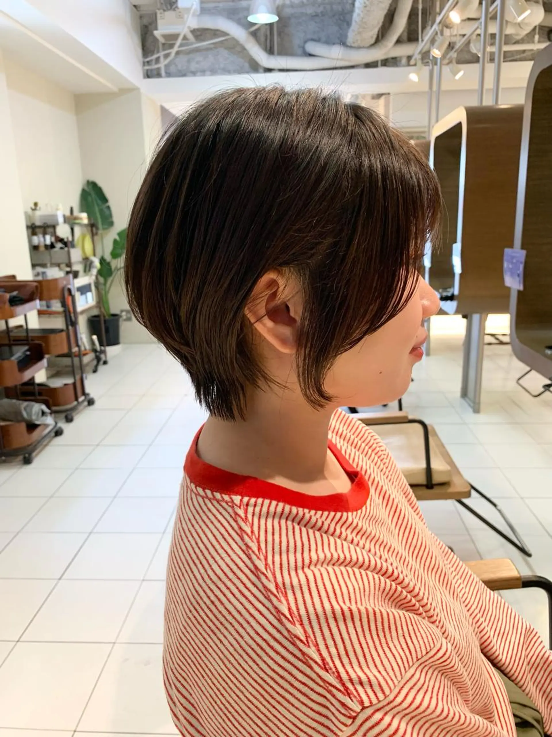 ショート くびれヘア ショートヘア カット ダブルカラー/ウルフ 上田　航平のヘアスタイル