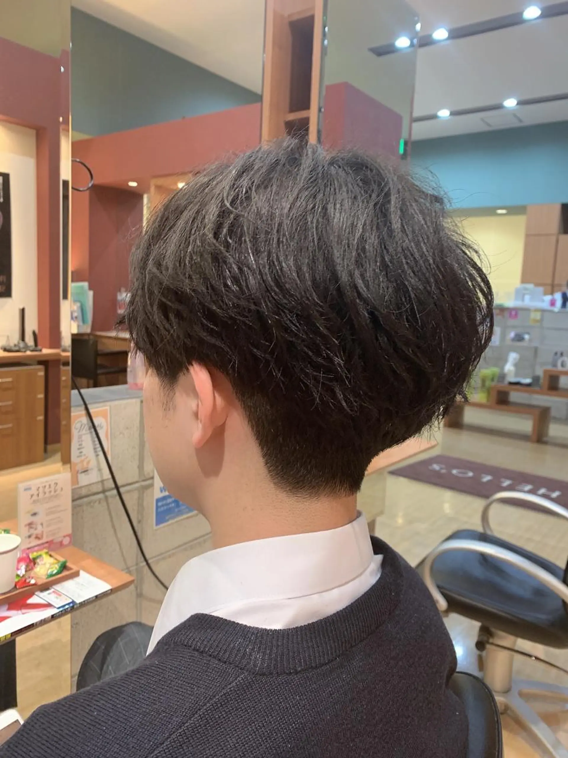 ショート メンズ センターパート 小野寺空也✂️ 似合わせショートのヘアスタイル