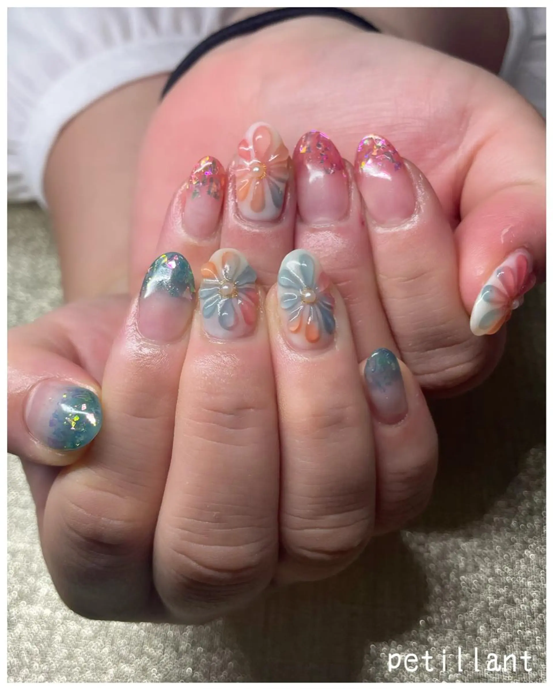 ネイル アートネイル nail salon petillantのネイルデザイン