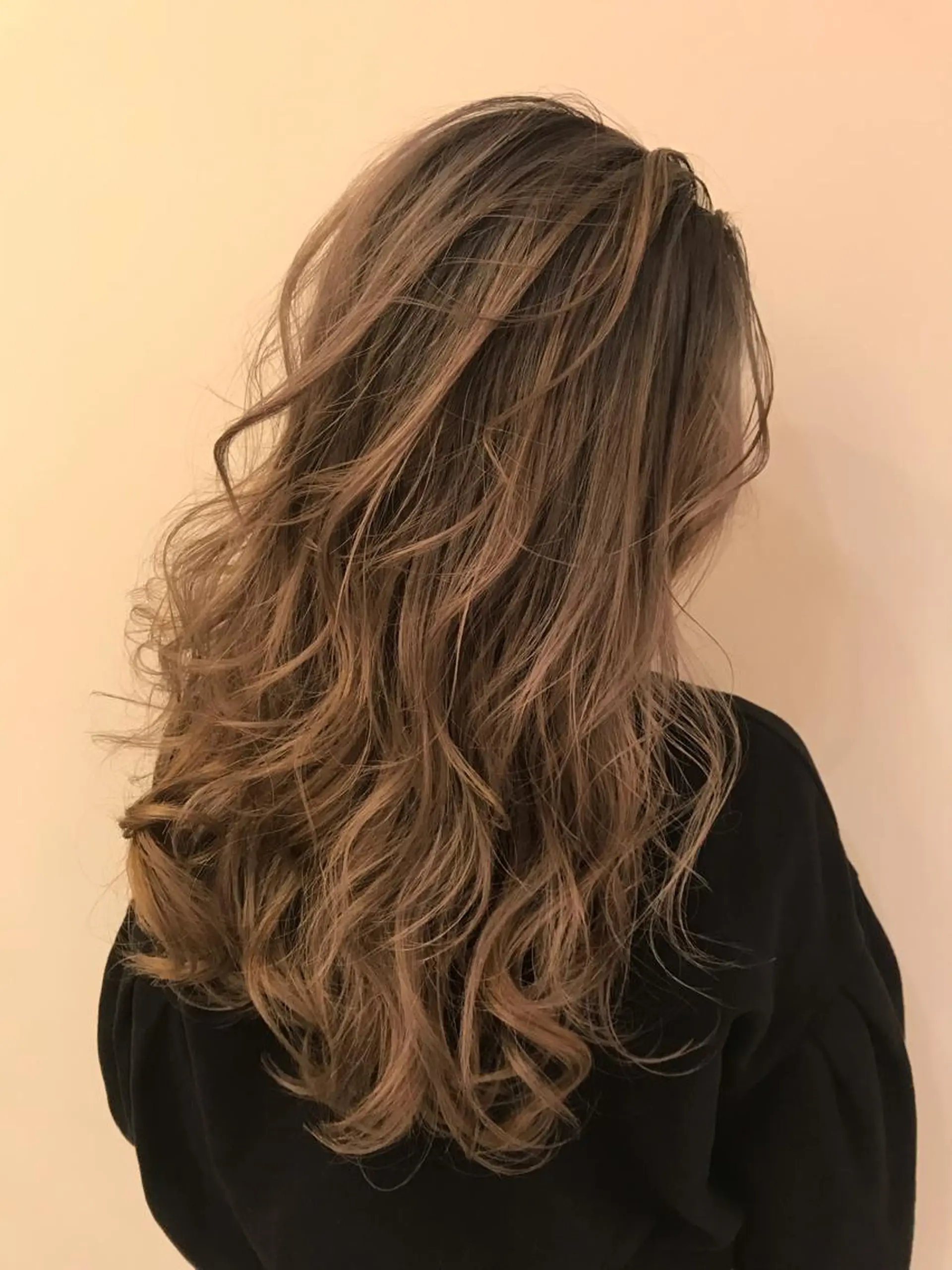 ロング カラー シールエクステ⭐️ オオミタクヤのヘアスタイル