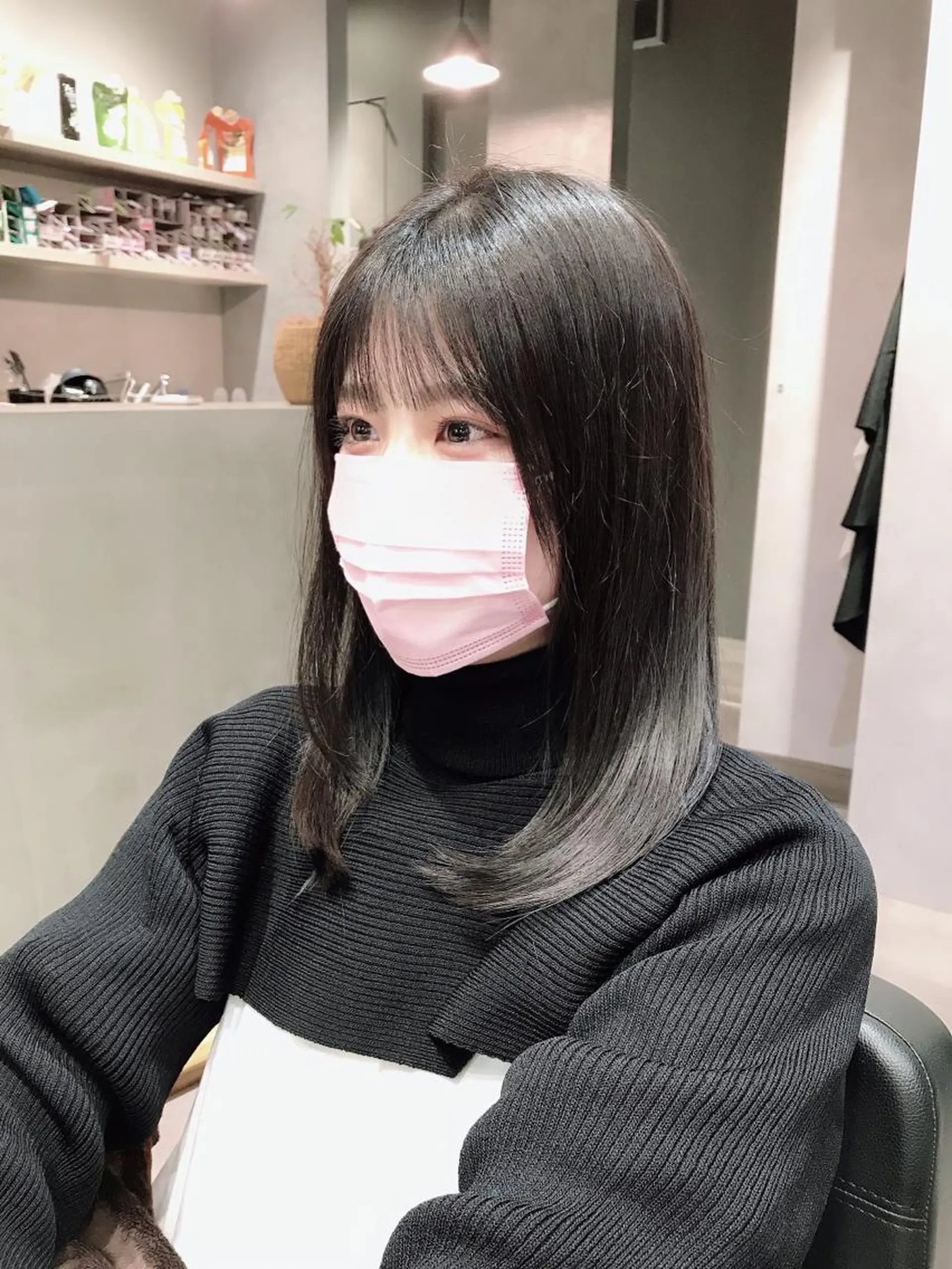 ミディアム カット ヘアカラー パーマ トリートメント ヘッドスパ 佐藤優太朗 似合わせ/髪質改善のヘアスタイル