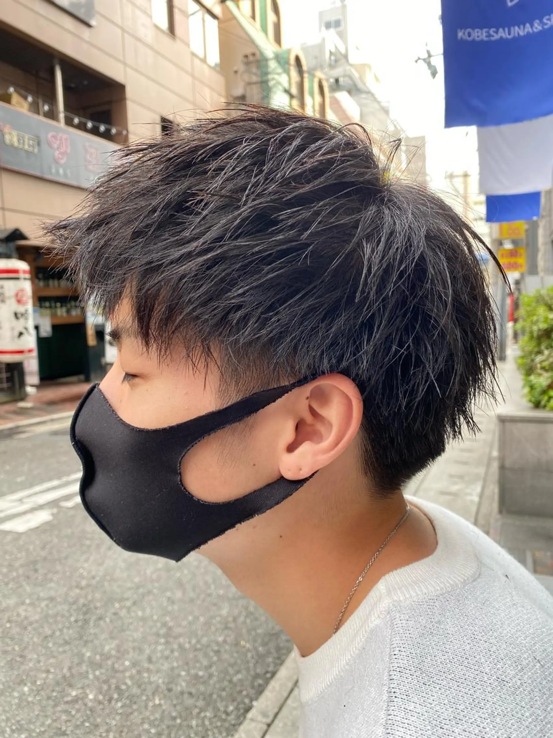 メンズ ツーブロック 刈り上げ メンズ特化 岸本 阪急六甲サロンドロイのヘアスタイル