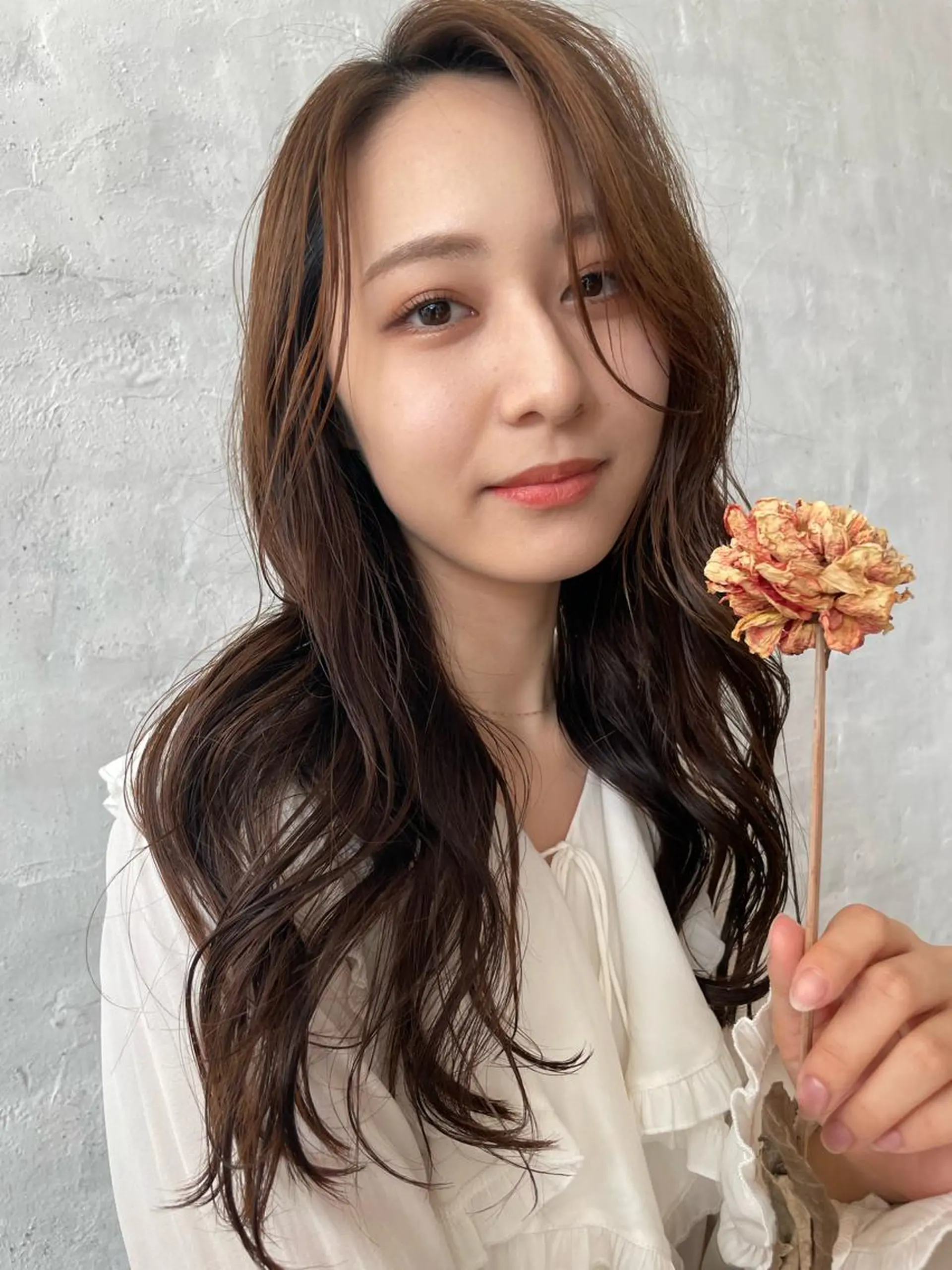 ロング 河原 亮のヘアスタイル