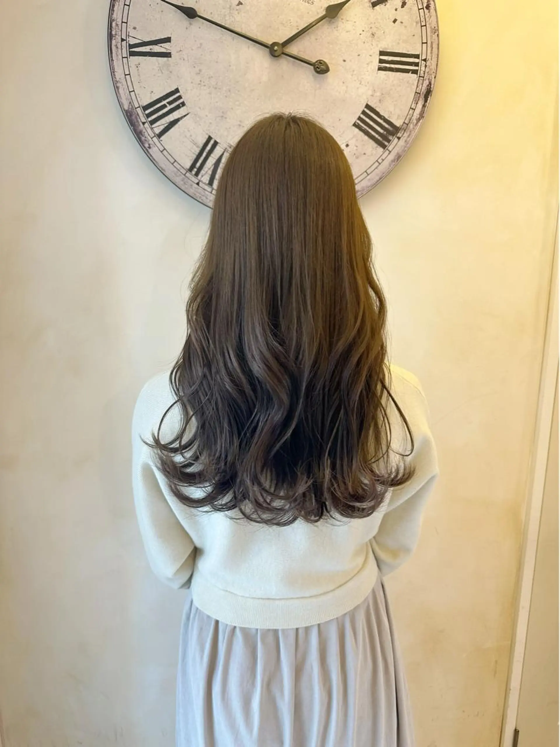 ロング カラー カット ヘアカラー トリートメント 古田 昂也のヘアスタイル