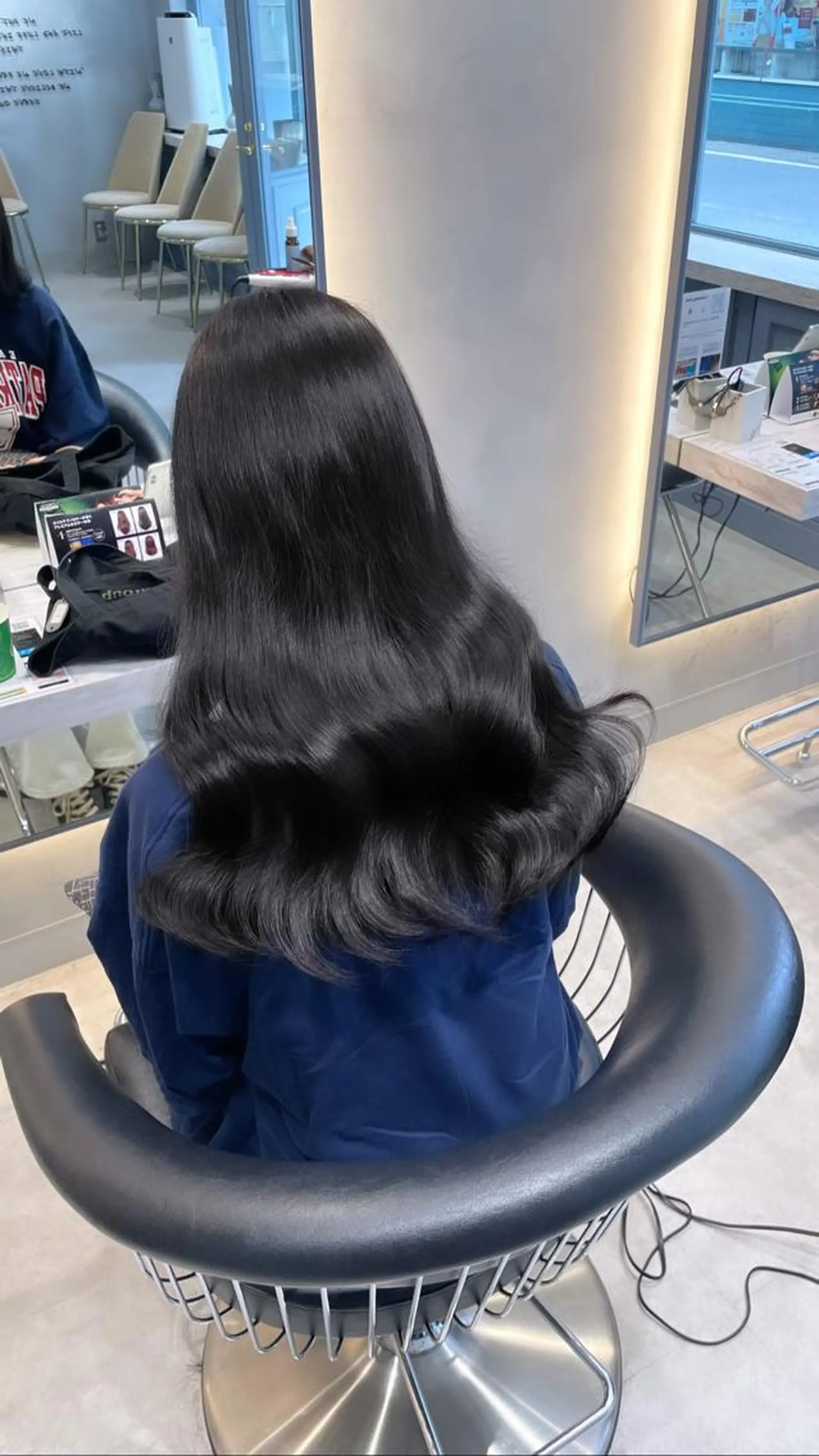 ロング カット トリートメント ヘッドスパ 𝙆𝙖𝙞🎀🩶 レイヤー/縮毛矯正のヘアスタイル