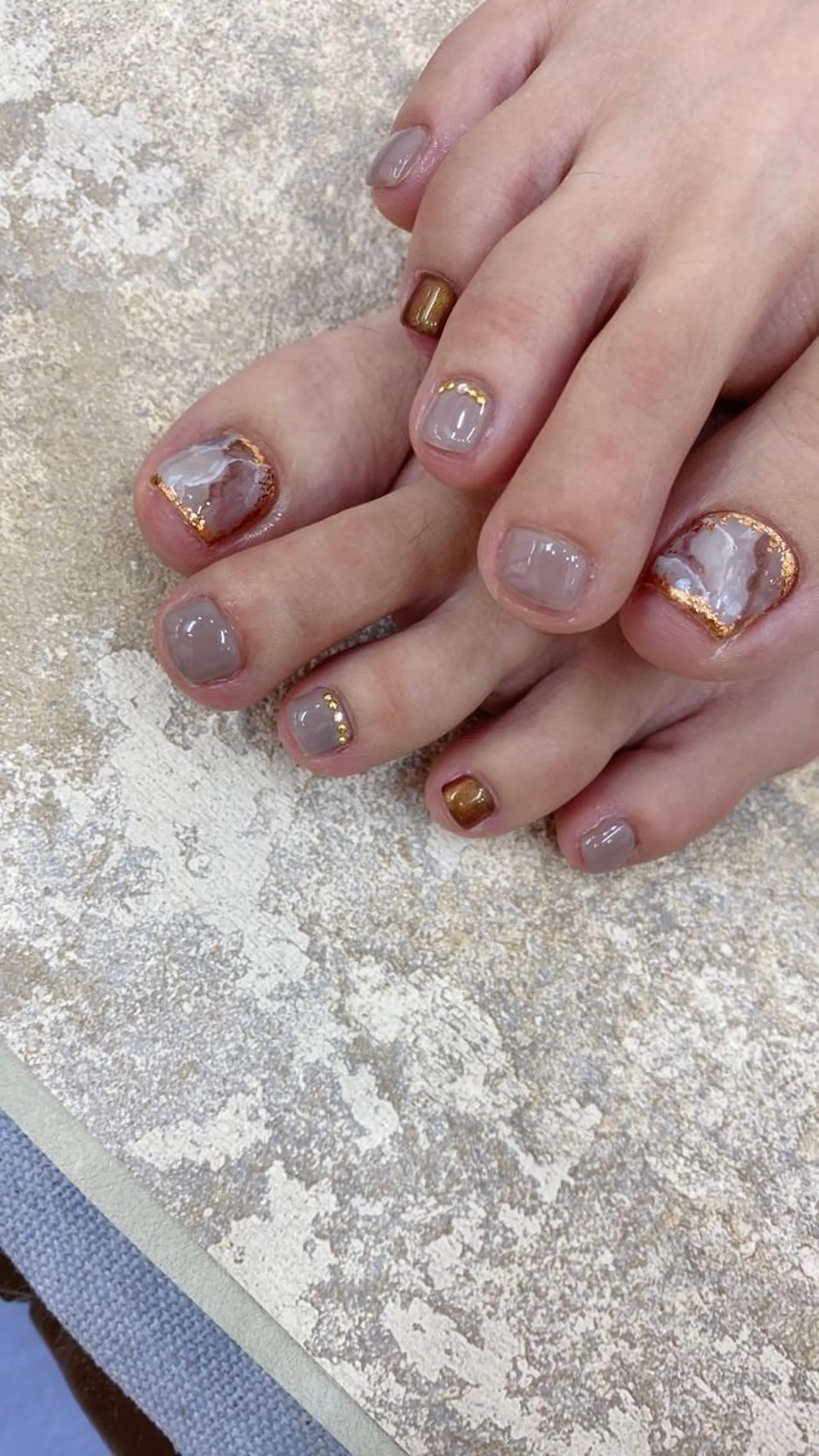 ネイル フットネイル nailsalon ∞ ﾐｶﾅﾙ ∞のネイルデザイン