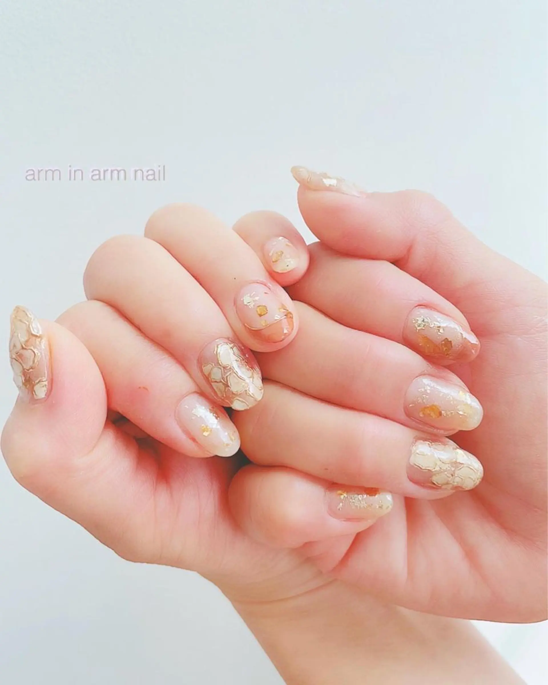 ネイル arm in arm ︎✿Yamamotoのマツエク・マツパデザイン