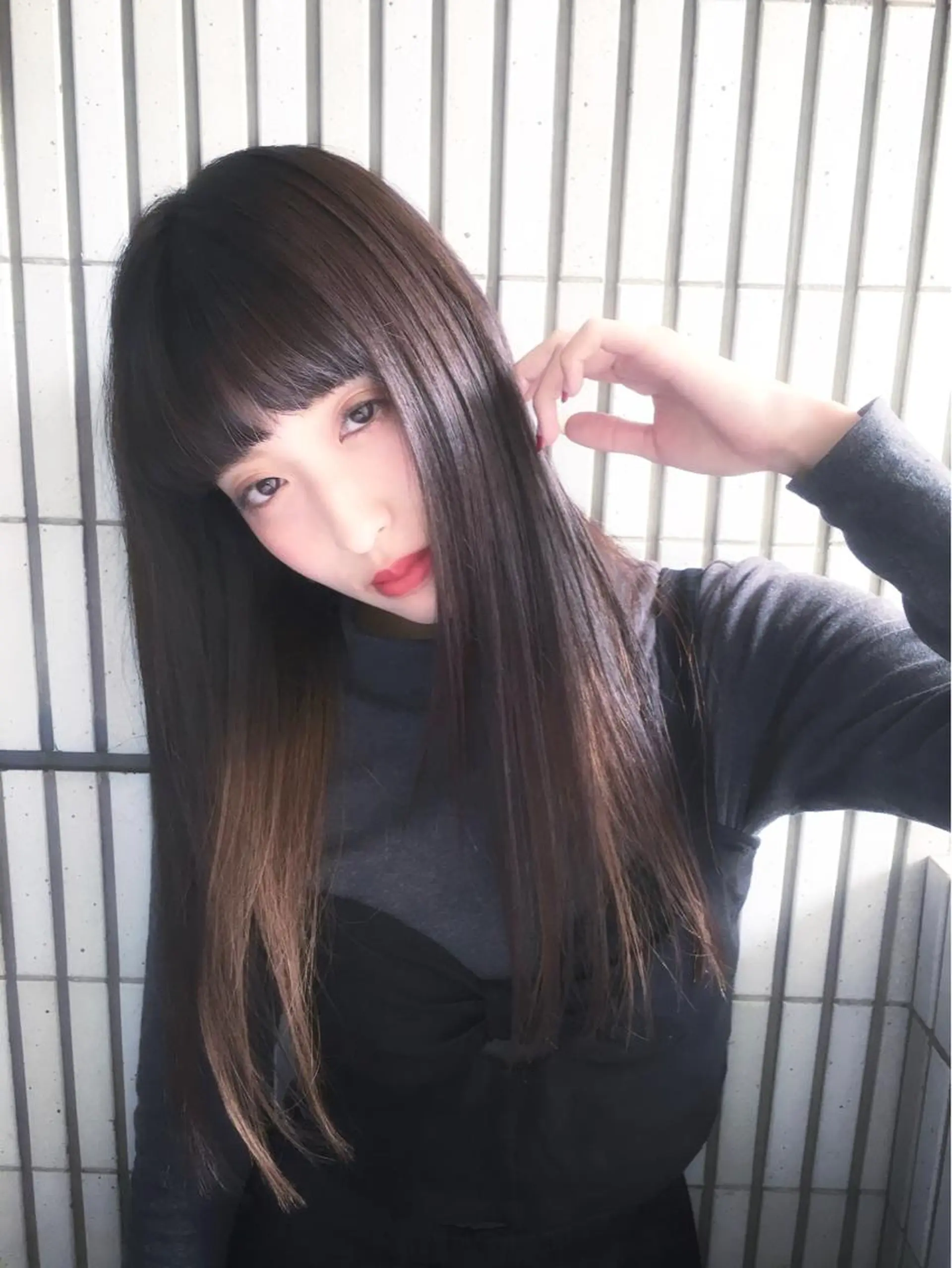 ロング エクステ AnFye cinq milleのヘアスタイル