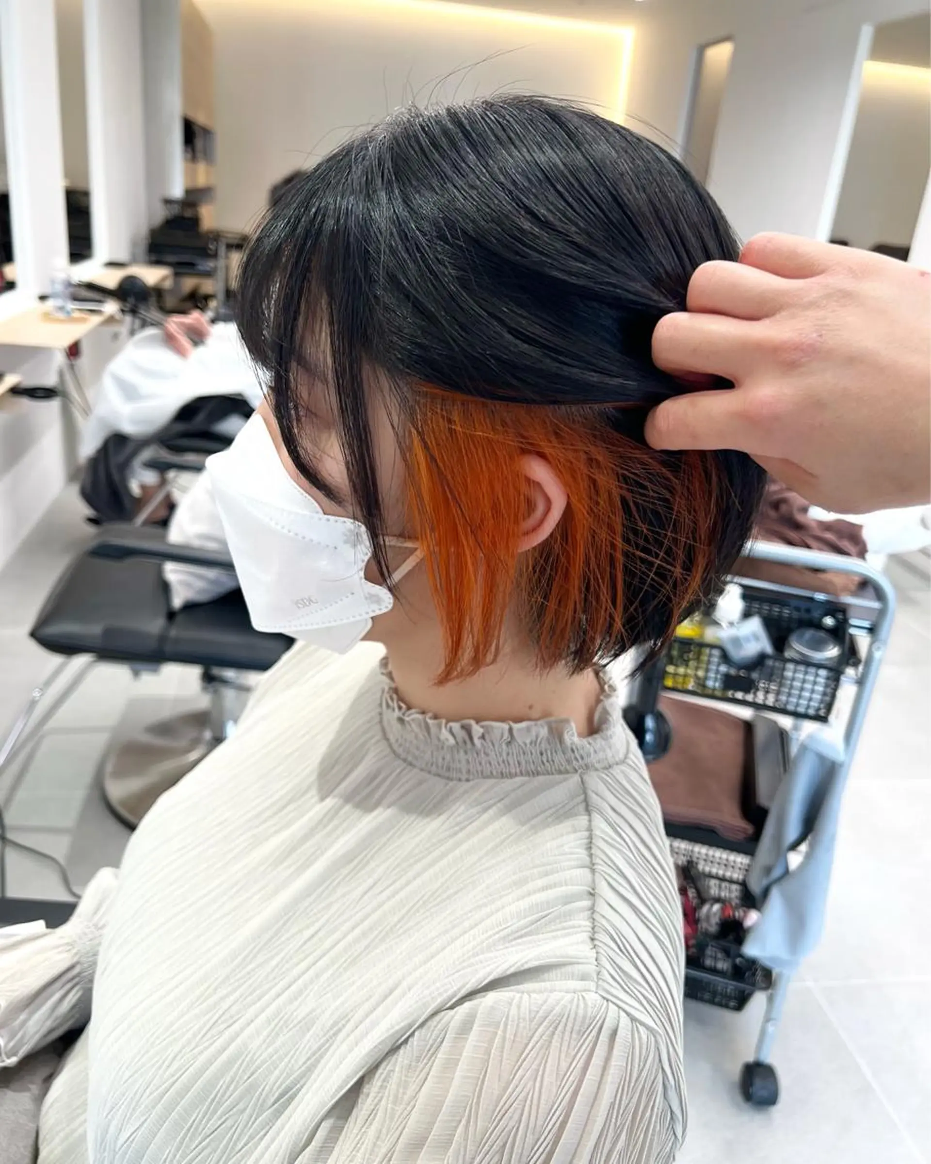 ショート カラー 斉藤 未佳のヘアスタイル