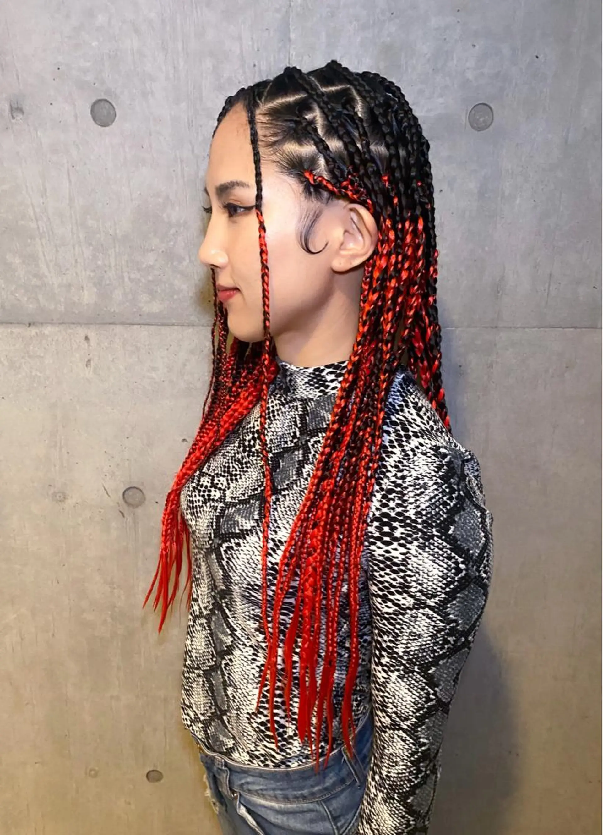 ロング カラー ヘアアレンジ エクステ RINA/ Jr.スタイリストのヘアスタイル