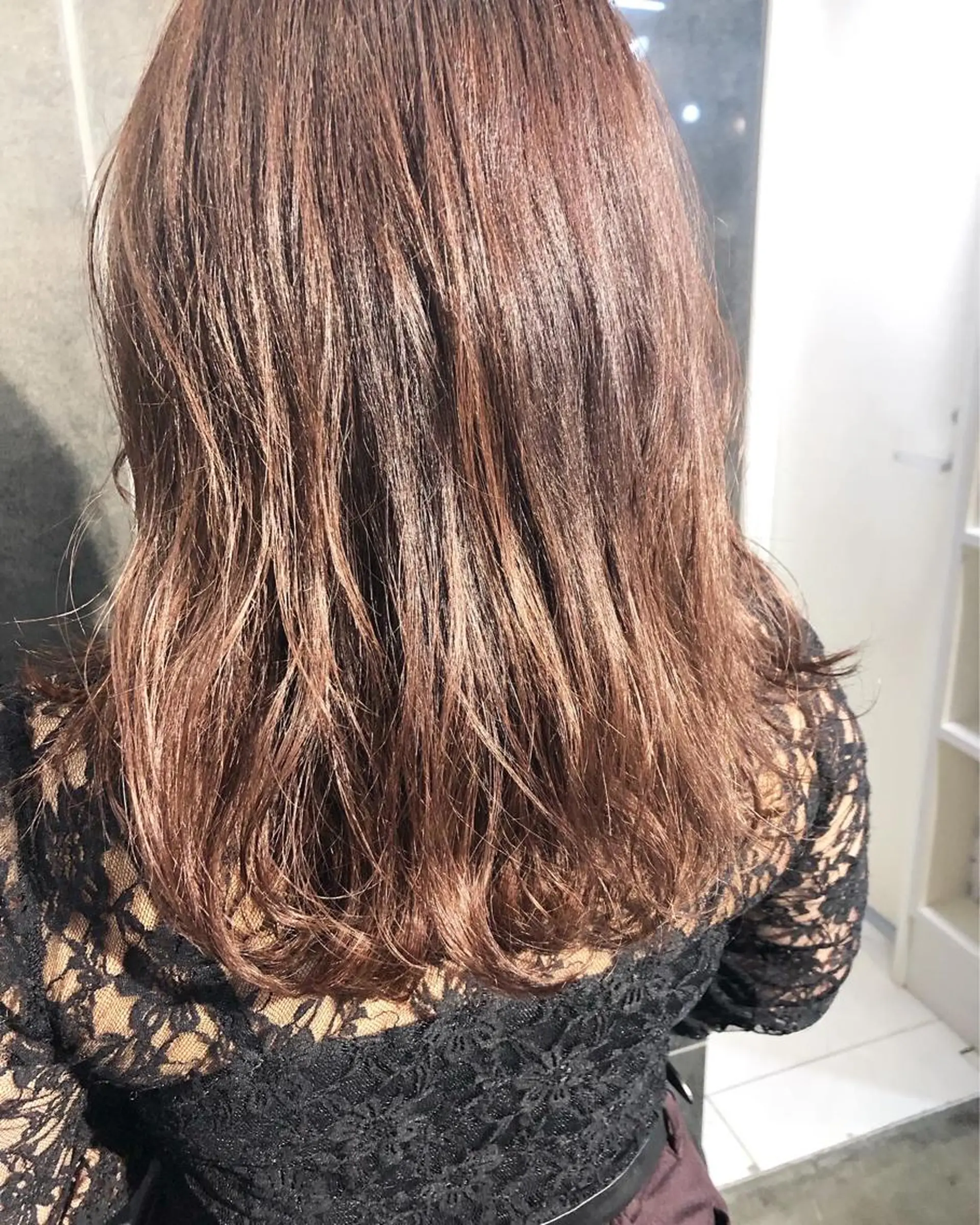ロング カラー ヘアアレンジ ブラウンカラー ピンクカラー レイヤーカット カット ヘアカラー トリートメント メンズ特化✂️栗原 侑也のヘアスタイル