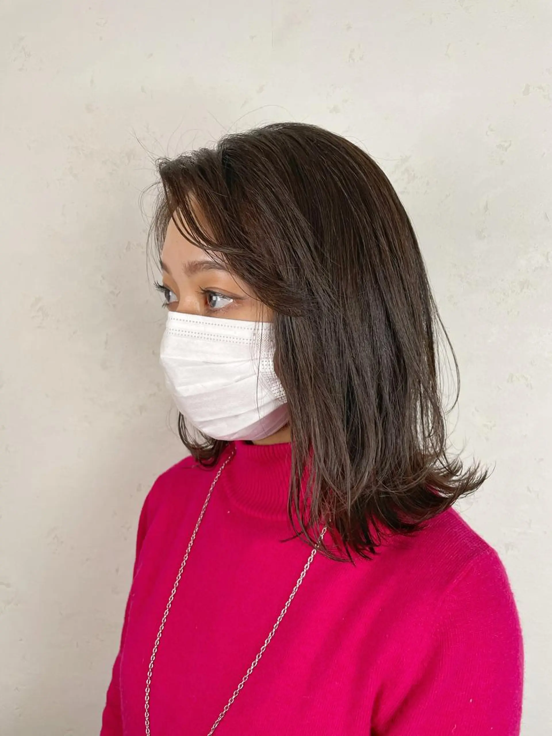 ミディアム カラー ノンダメージサロン/ 豊中/美容室のヘアスタイル