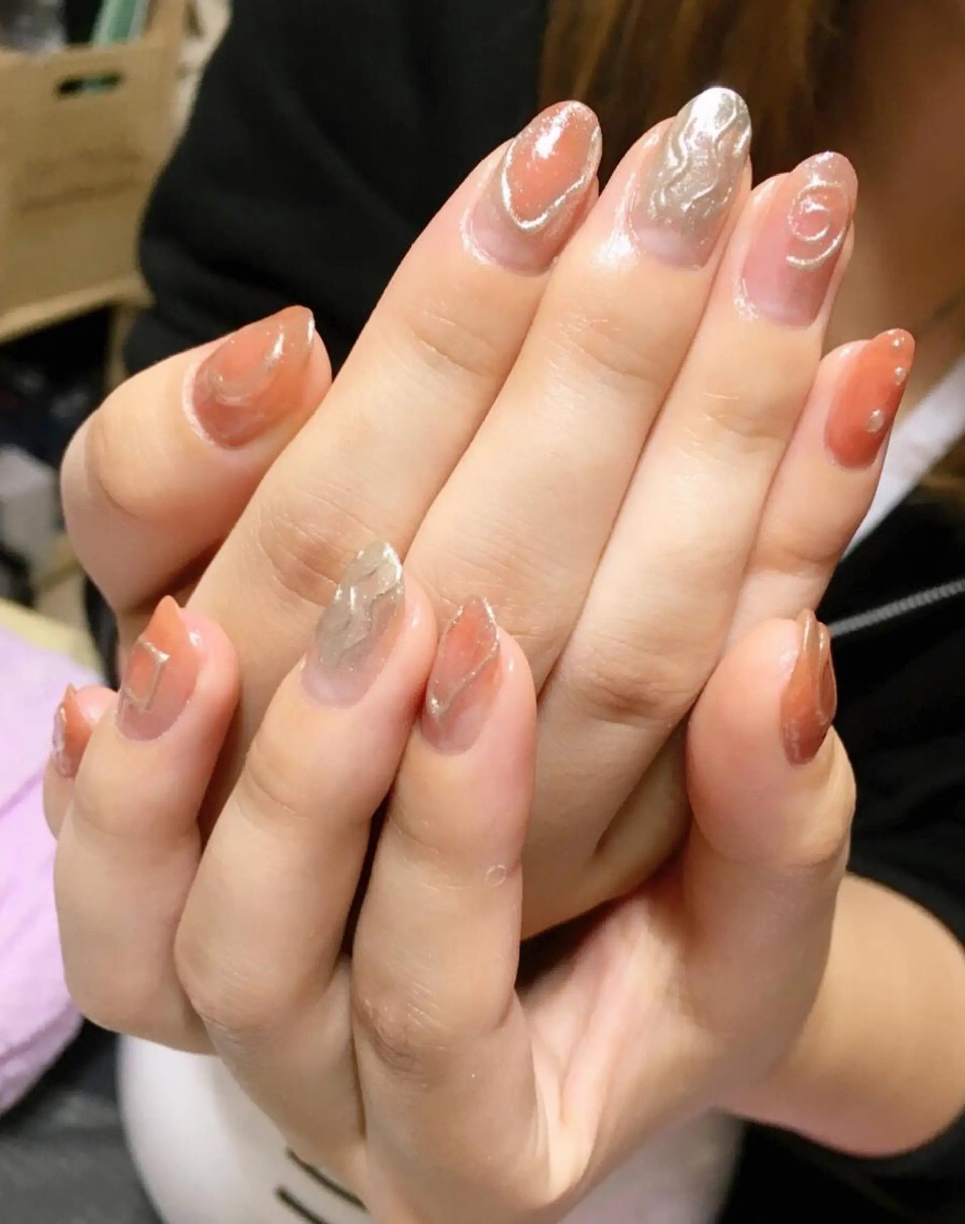 ネイル ニュアンスネイル ハンドネイル ハンドケア u sのネイルデザイン