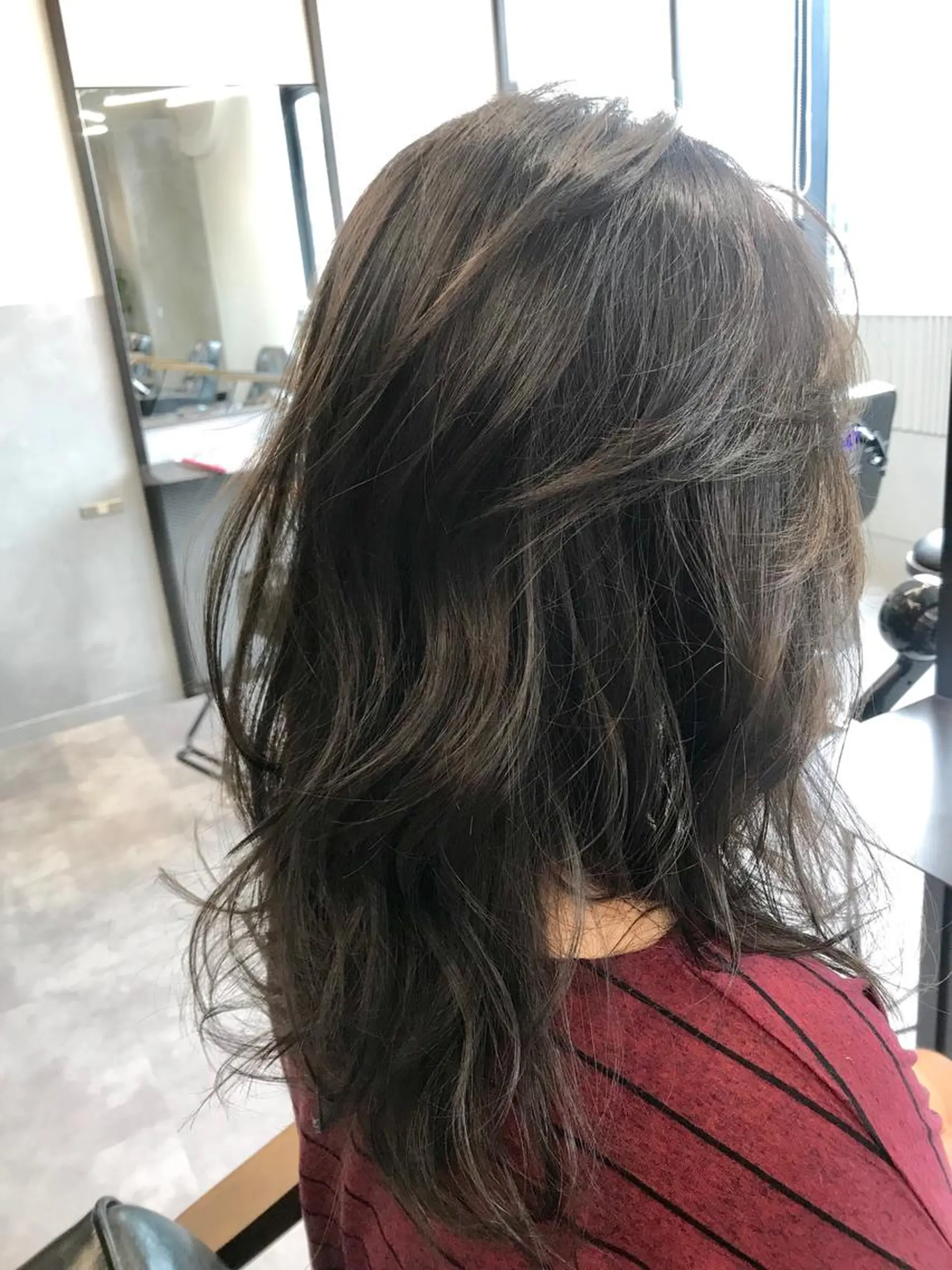 セミロング レイヤーカット カット ヘアカラー トリートメント 色気レイヤー& ショートはお任せ🌟のヘアスタイル