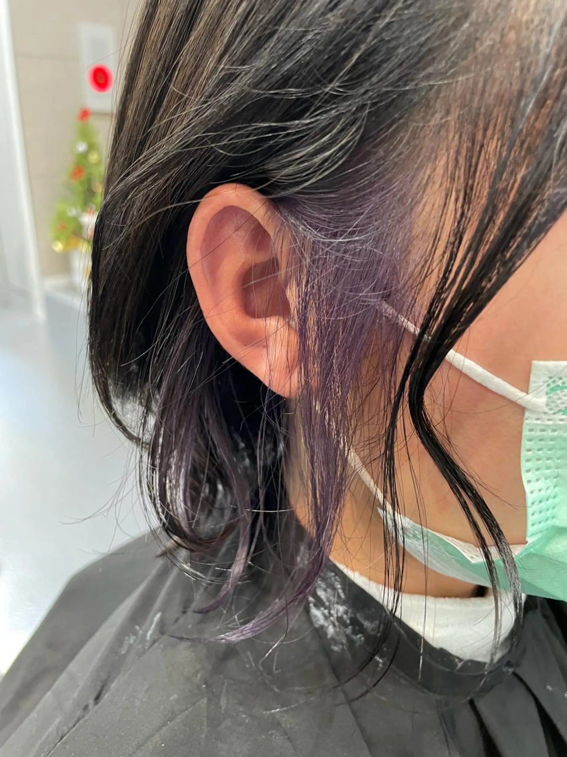 ミディアム カラー ヘアアレンジ インナーカラー ヘアカラー トリートメント CARAT堺東 Aujua認定サロンのヘアスタイル