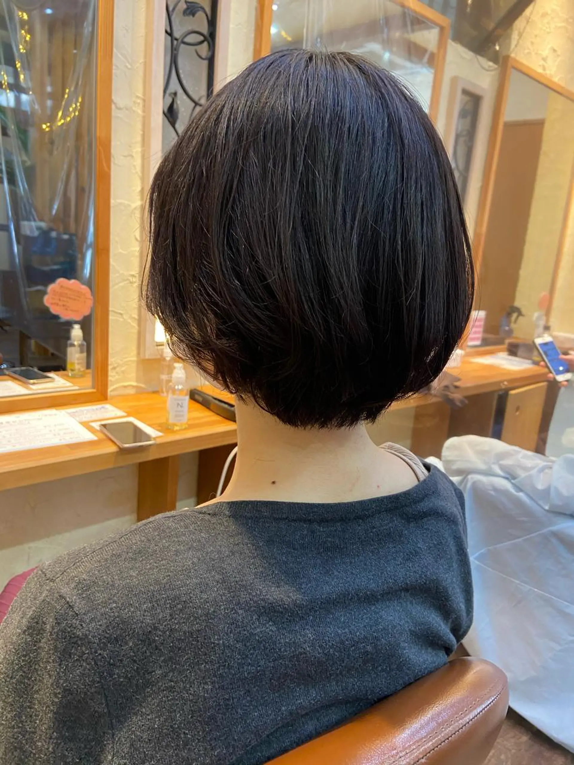 ショート パーマ 鎌田 祥江のヘアスタイル
