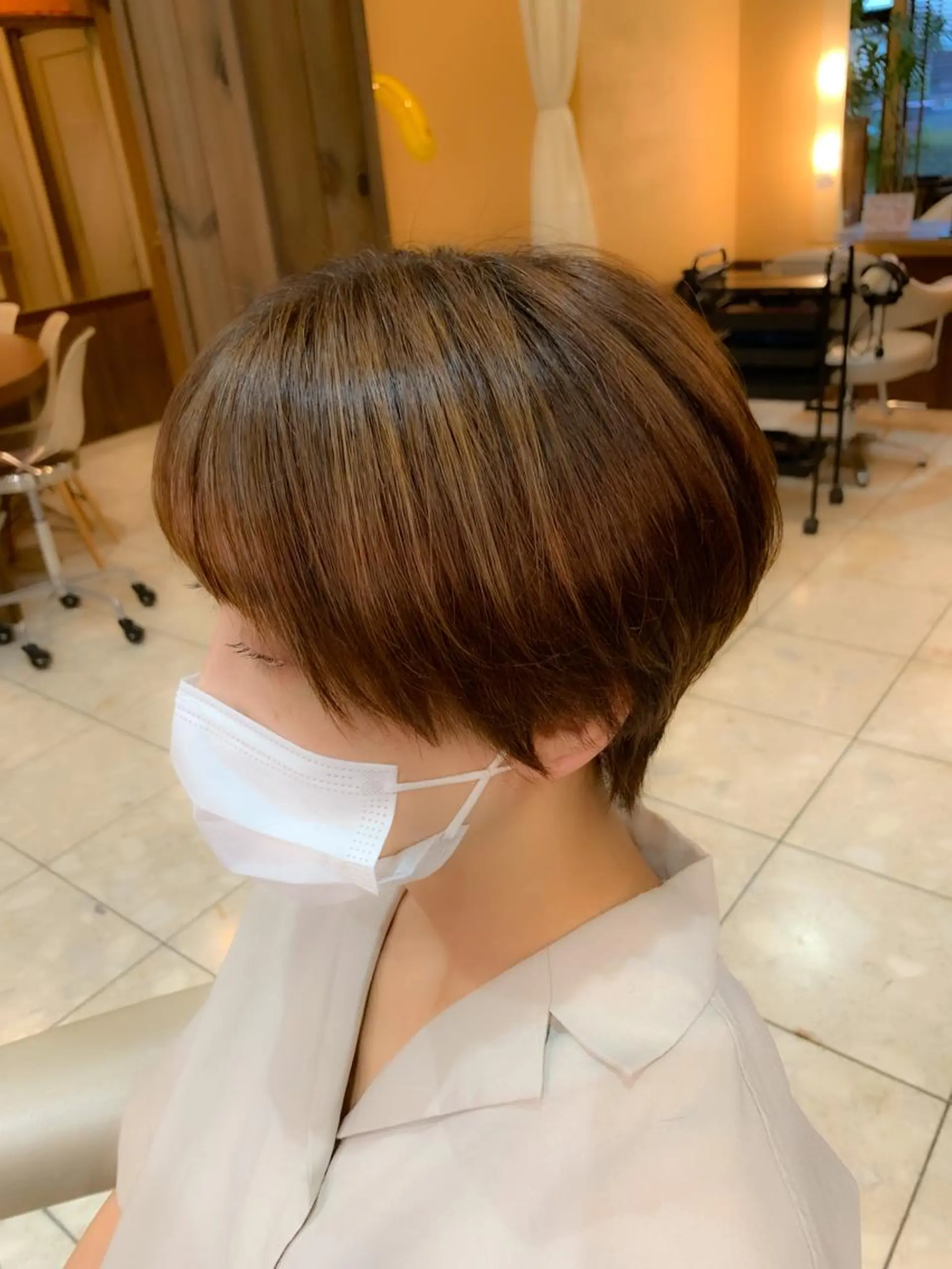 ショート カラー 縮毛矯正/髪質改善 飯田公祐のヘアスタイル