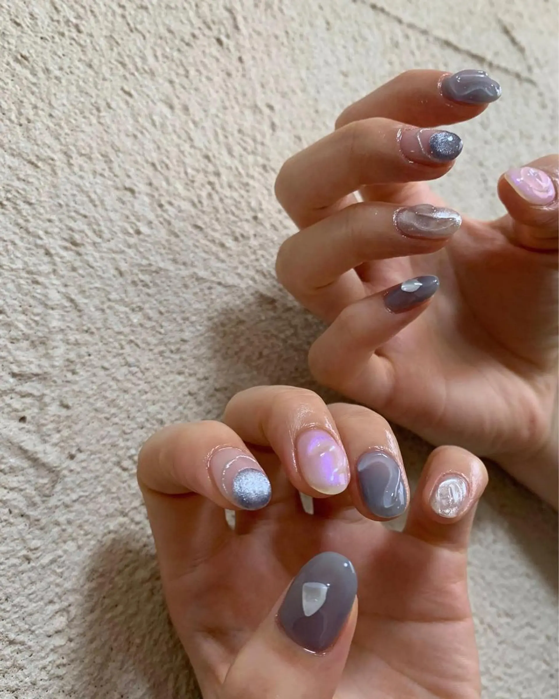 ネイル ハンドネイル 𝑡𝑖𝑎𝑚𓂃 きむらゆきののネイルデザイン