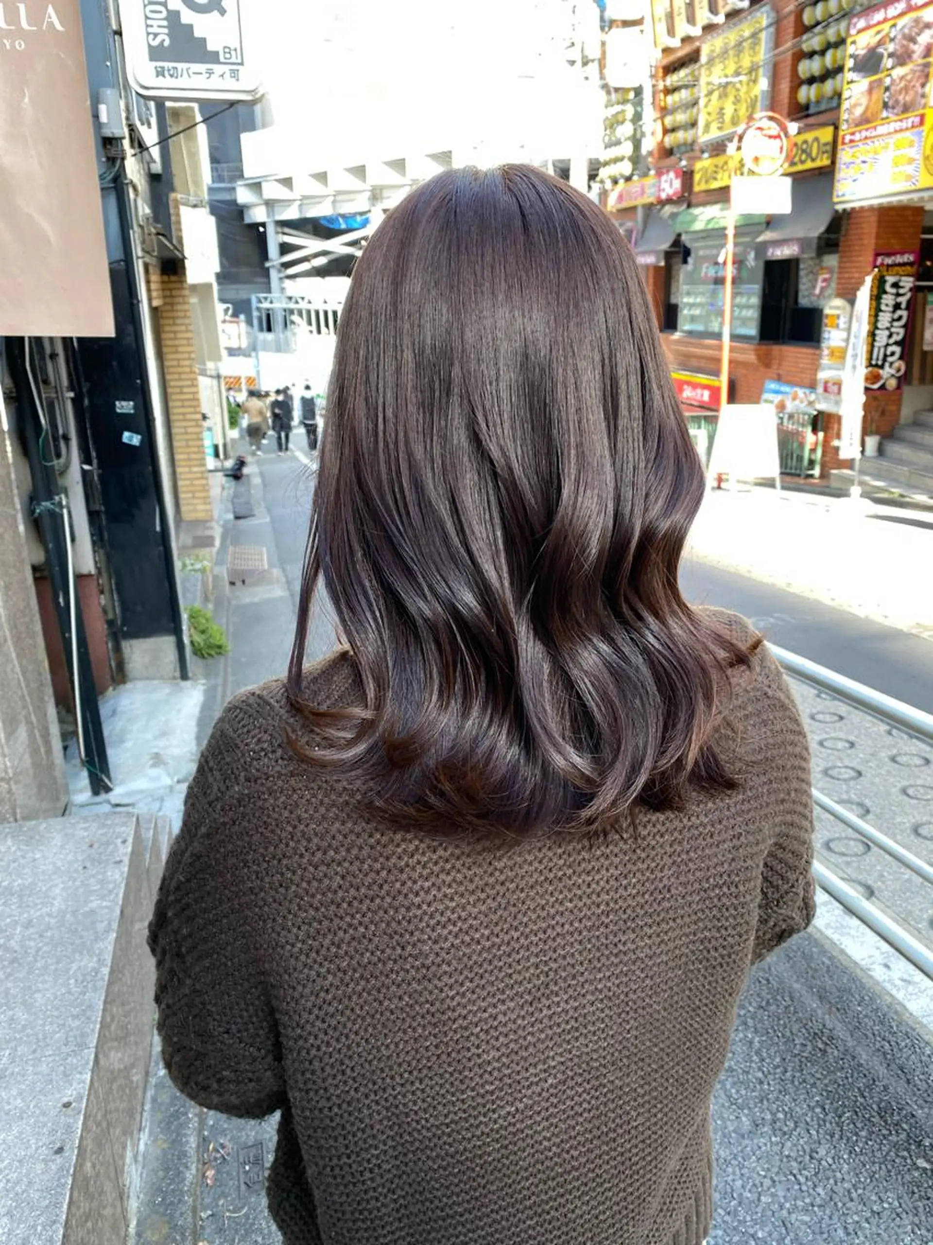 ミディアム カラー ベージュカラー グレージュ ラベンダーカラー ラベンダーグレージュ ラベンダーベージュ カット ヘアカラー トリートメント ボブ/縮毛矯正/ レイヤー/塚田のヘアスタイル