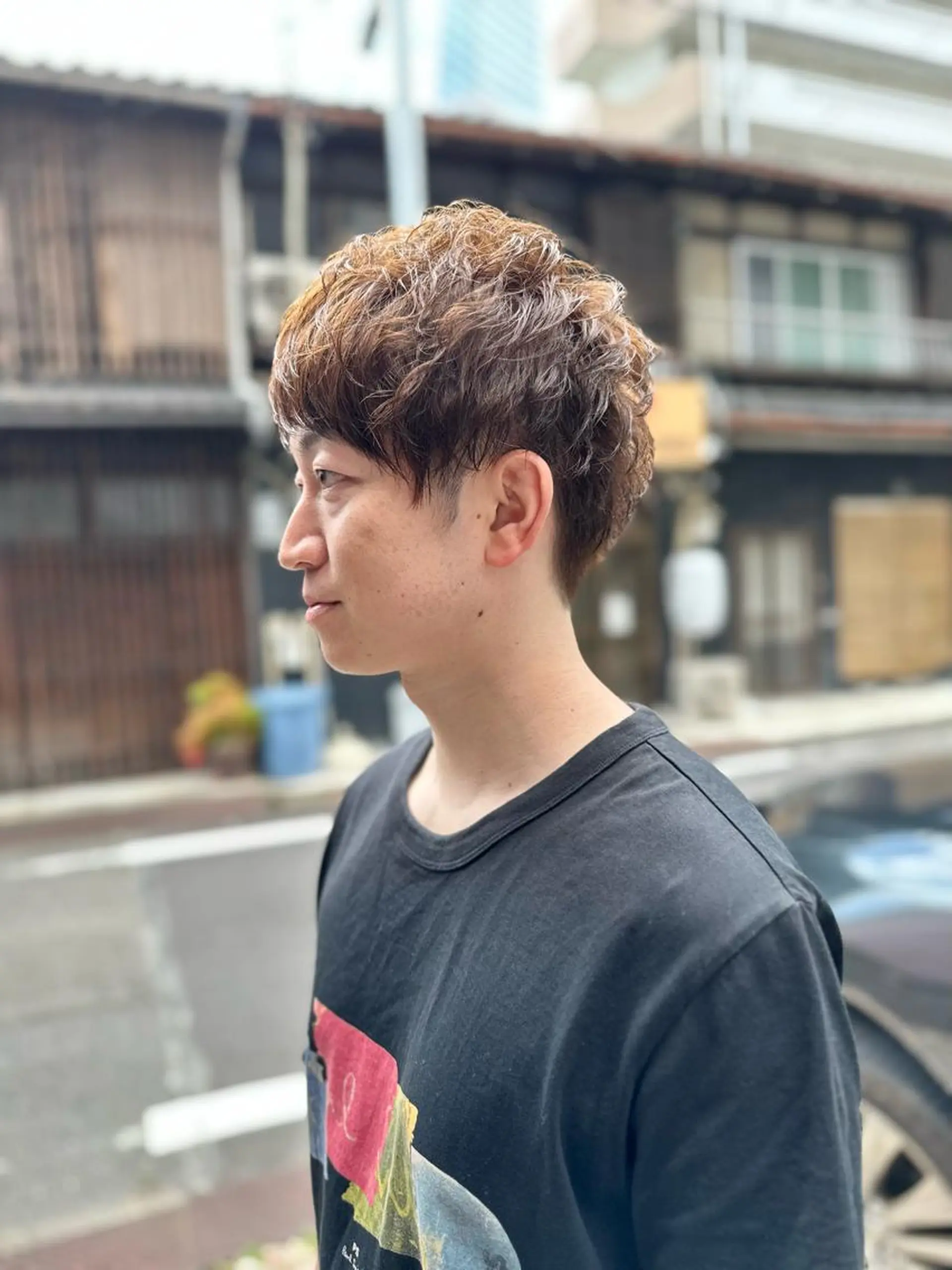 カラー パーマ メンズ カット ヘアカラー パーマPrivate SalonNoa名駅のヘアスタイル