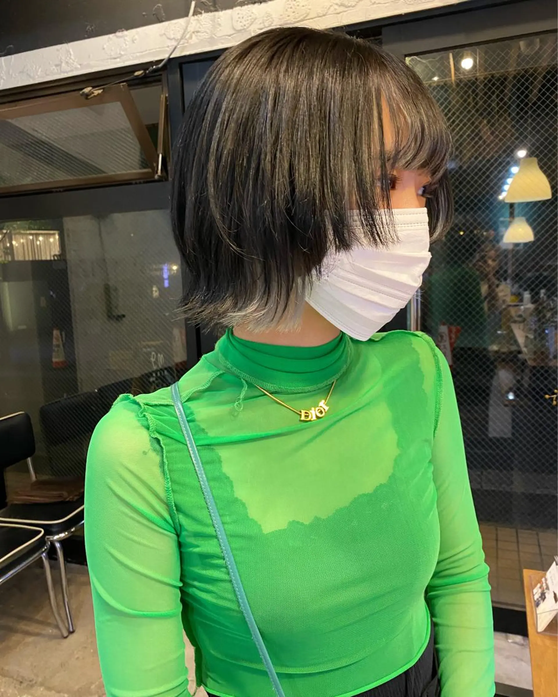 ショート カラー 切りっぱなしボブ インナーカラー ボブ ウルフカット カット ヘアカラー トリートメント 柔らかいcolor 🌿harukaのヘアスタイル