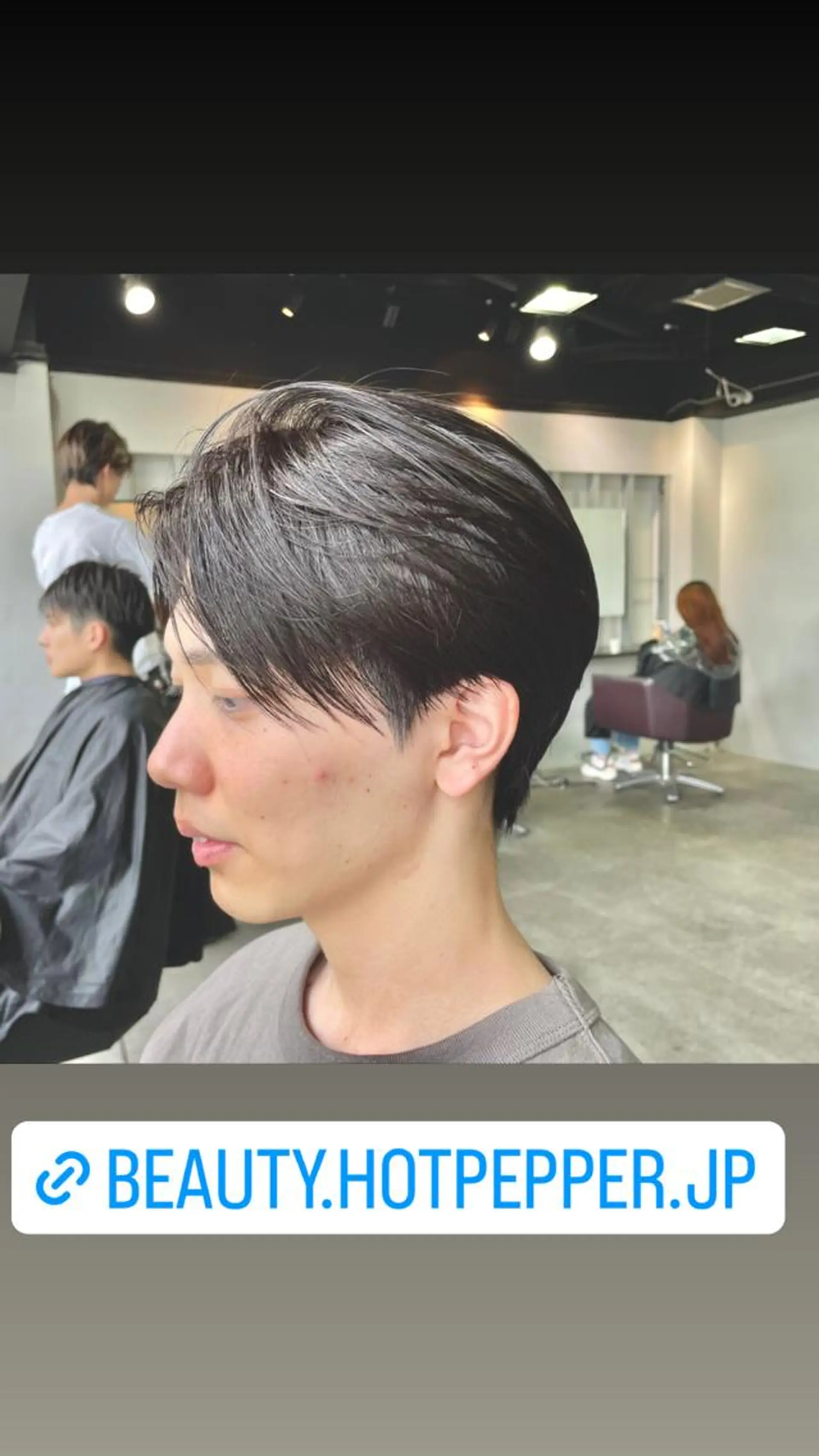 メンズ 韓国/レイヤーカット 顔周り/廣瀬達哉のヘアスタイル