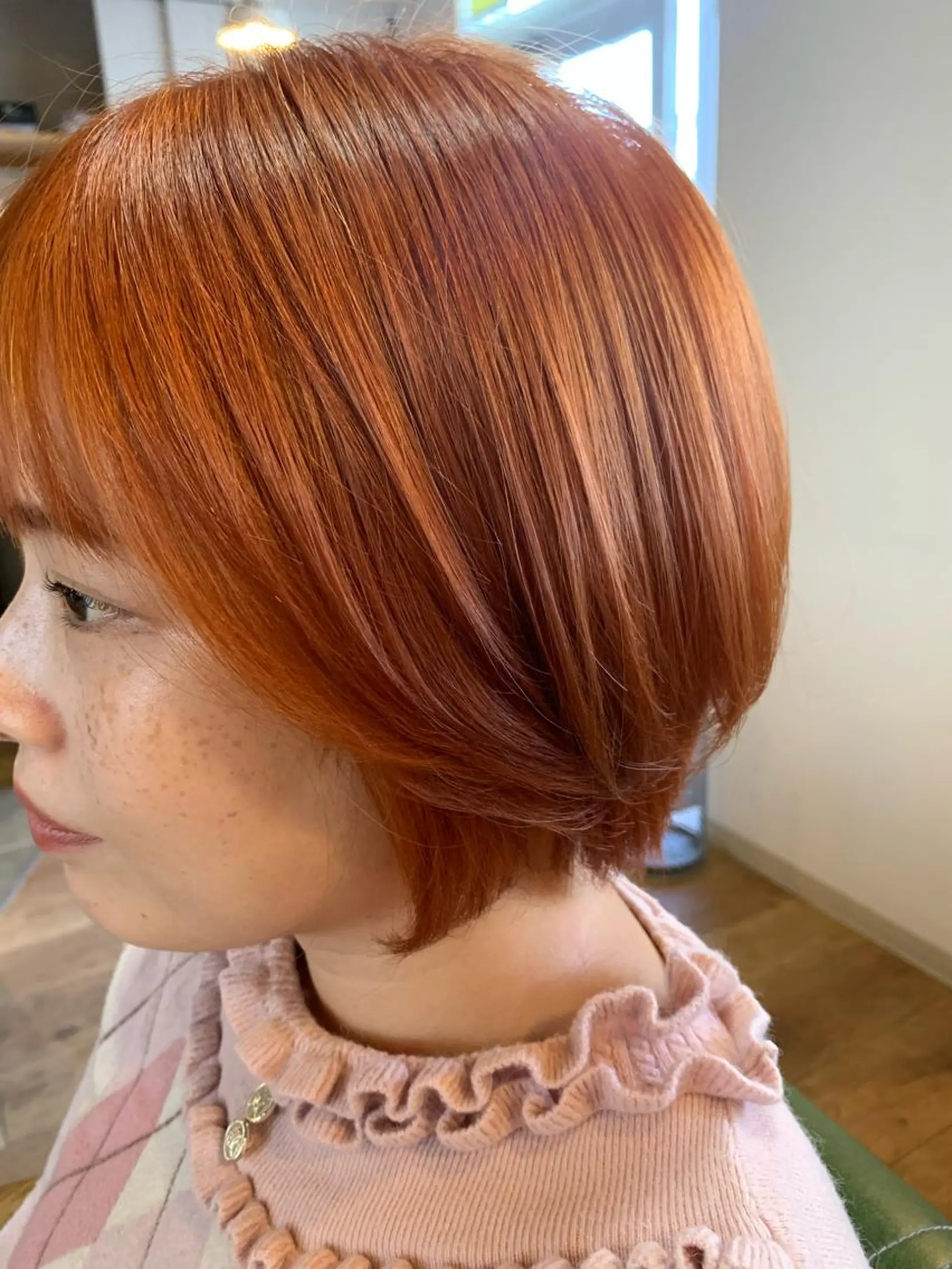 ショート カット ヘアカラー トリートメント SATO RISAのヘアスタイル