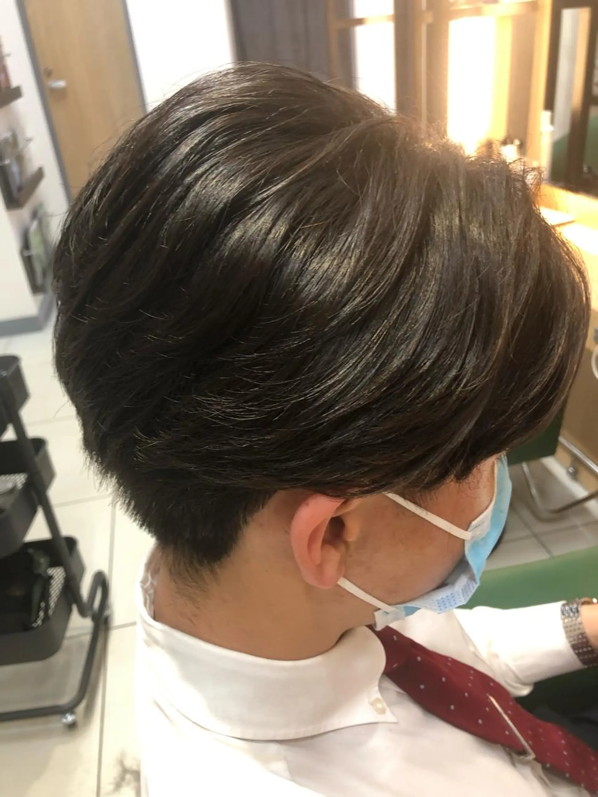 パーマ メンズ カット パーマ La ciel両国 岩船のヘアスタイル