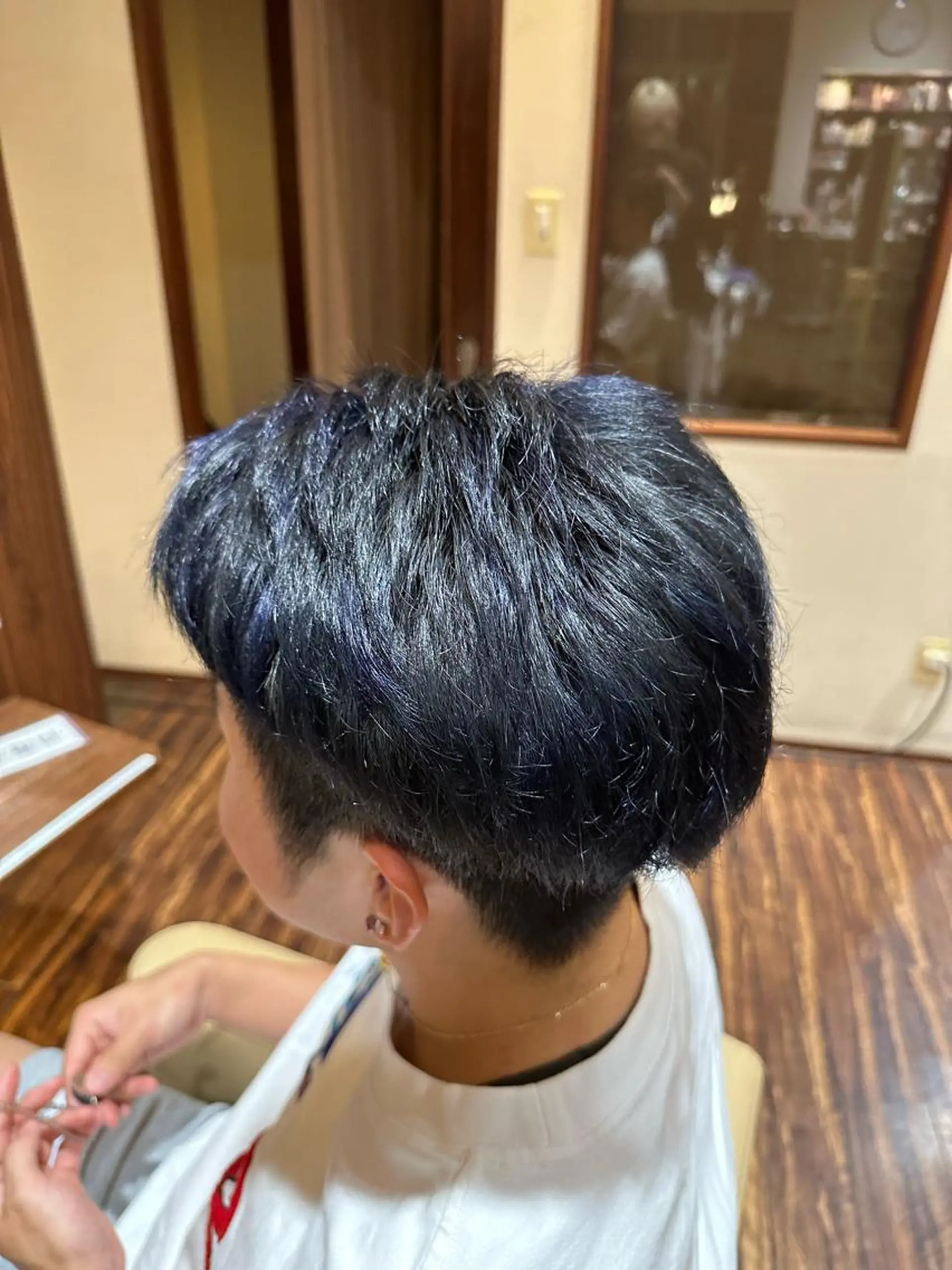 ショート カラー メンズ メンズメッシュ メッシュ 金丸 尚五のヘアスタイル