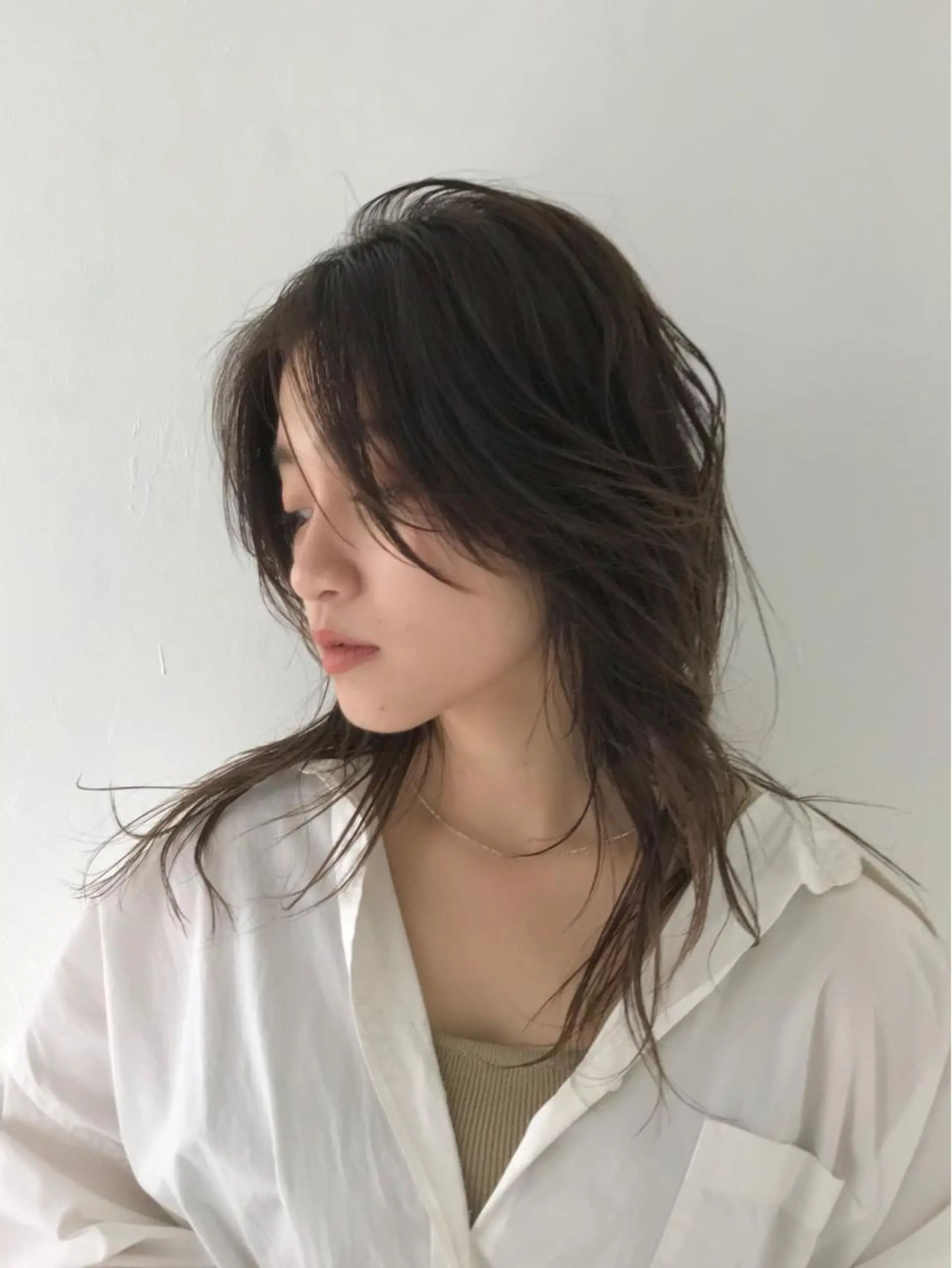 セミロング カット トリートメント ヘアセット 🌿似合わせ透明感 カラー松本朋幸🌿のヘアスタイル