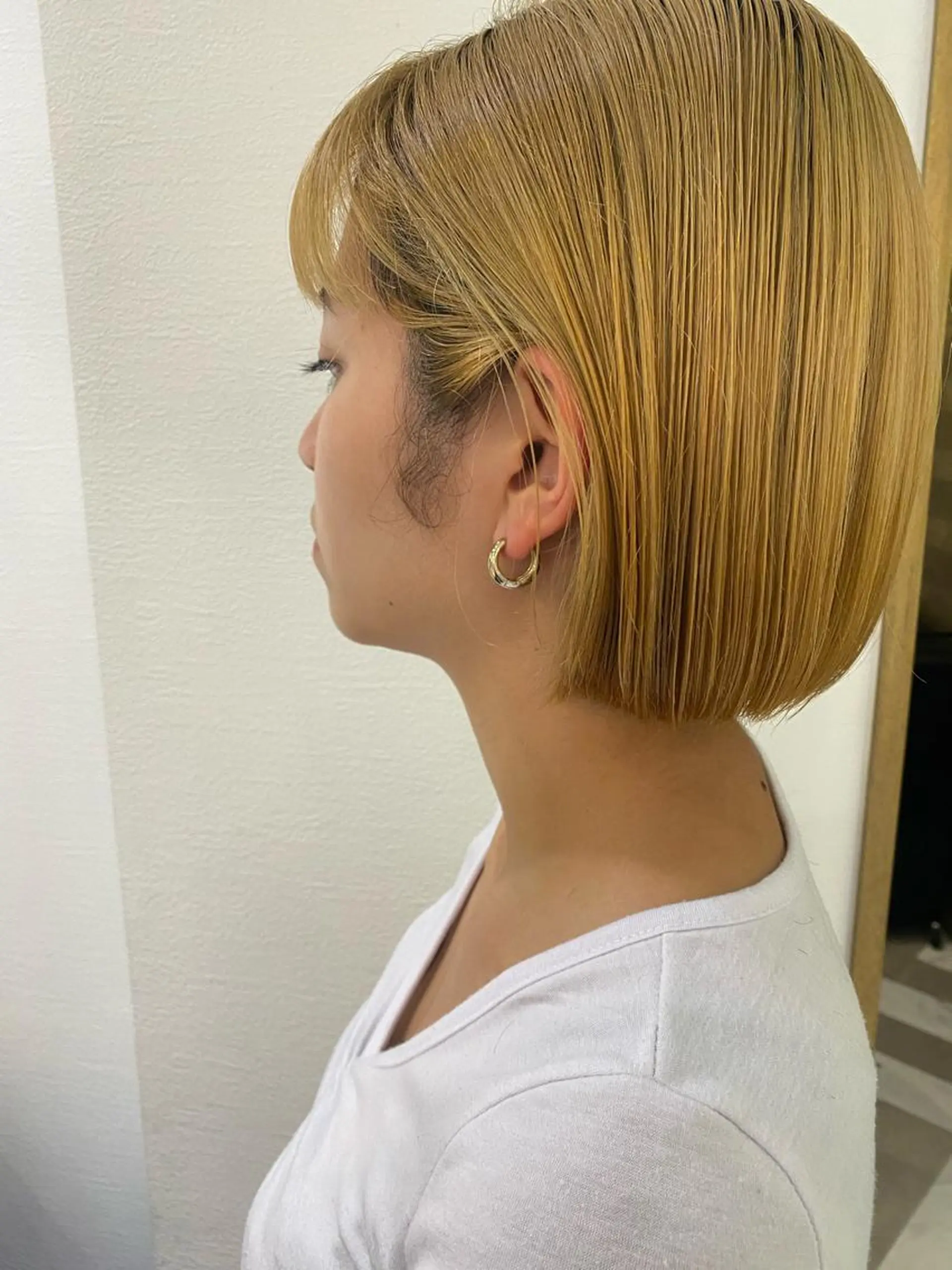 ショート カット トリートメント 顔周り/ブリーチなし /縮毛矯正🫧伊勢のヘアスタイル