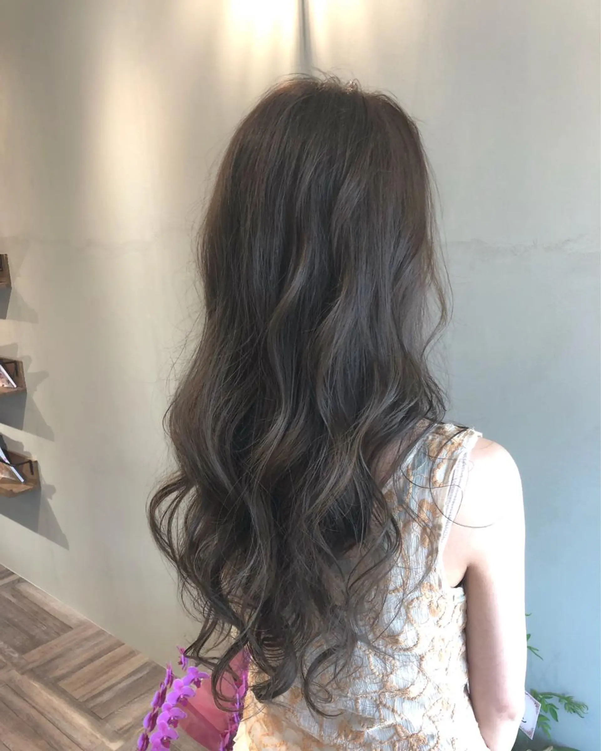 ロング カラー ヘアカラー トリートメント lafithhair ruu.南本庄のヘアスタイル
