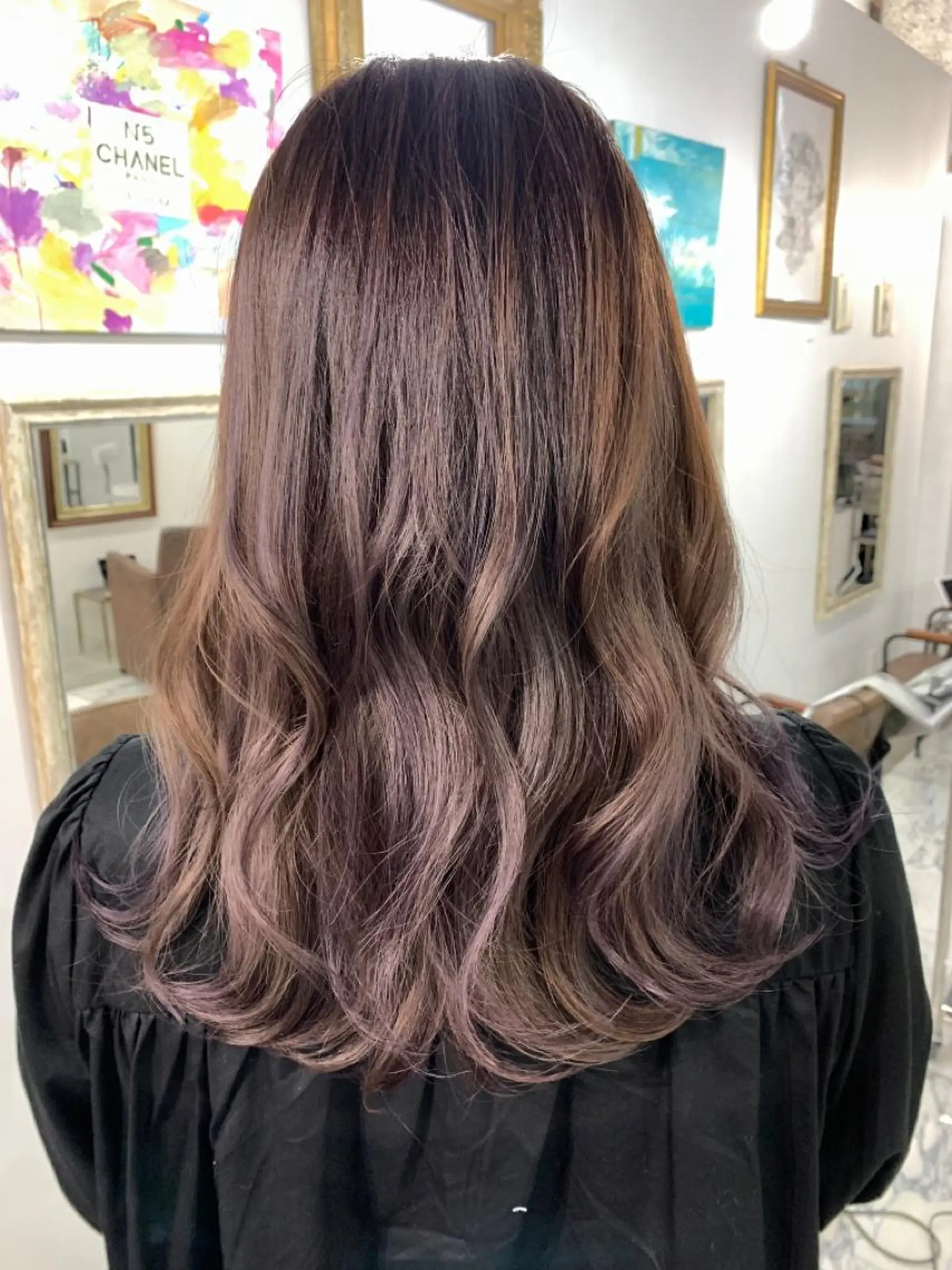 ロング カラー エクステ(レミー毛) NINEのヘアスタイル