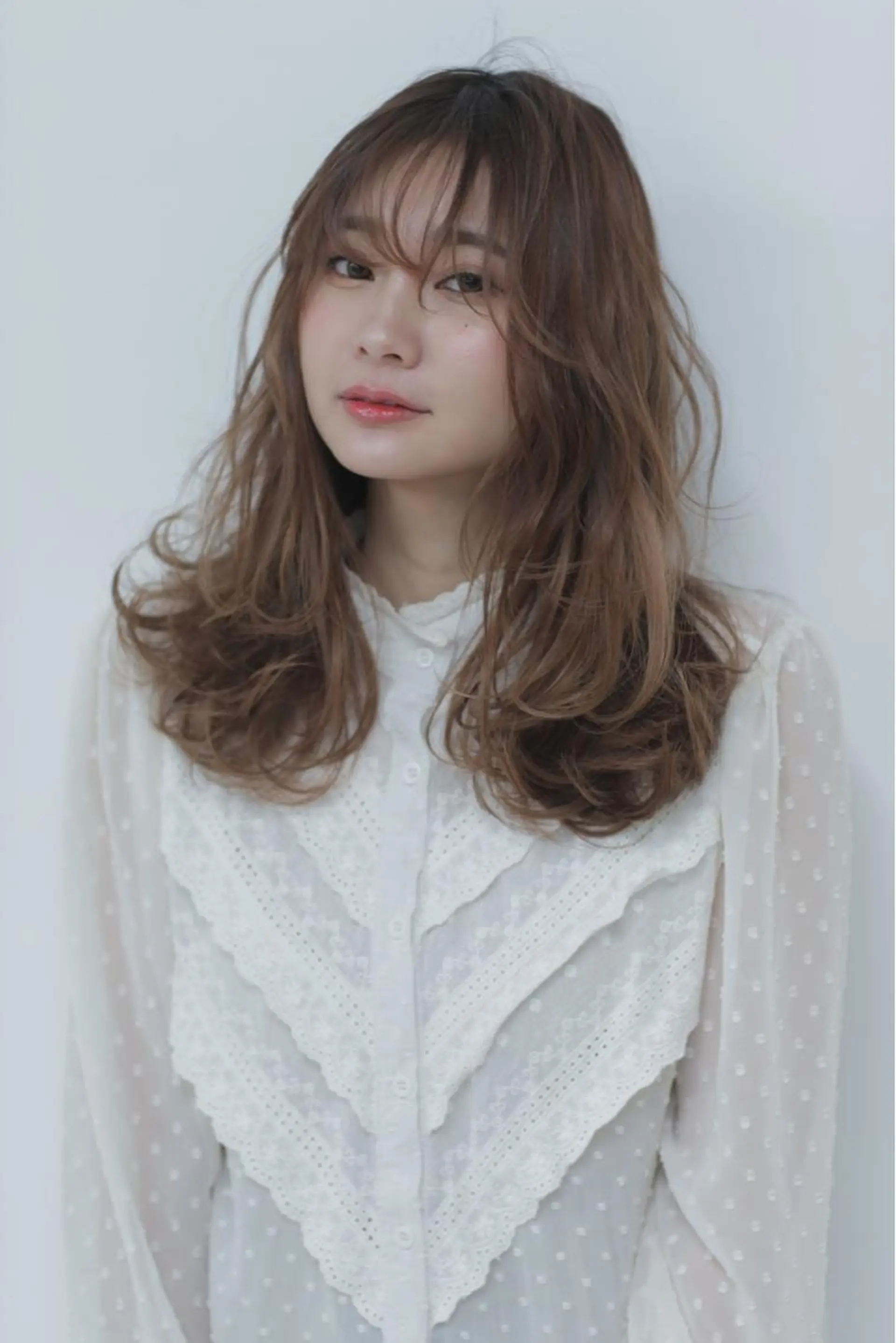 ロング Lee 甲子園のヘアスタイル