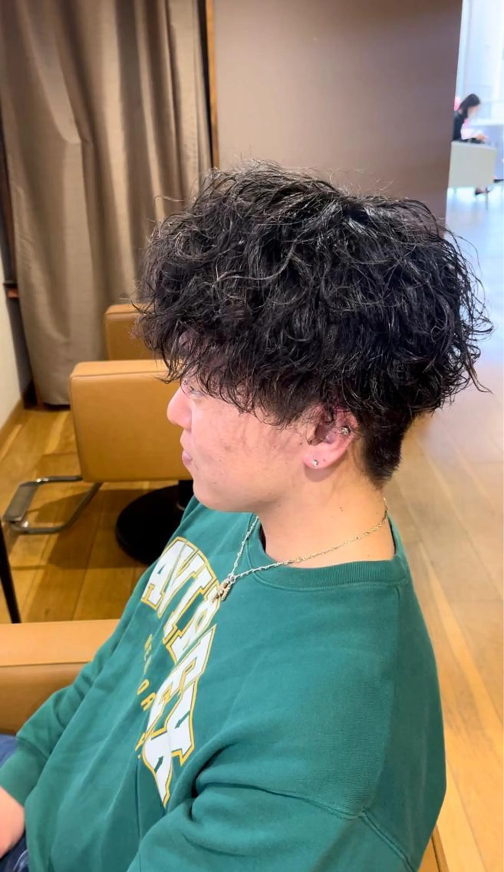 パーマ メンズ メンズパーマ ツイストスパイラルパーマ スパイラルパーマ 名駅／艶髪ストレート ／ヘッドスパ／伴怜奈のヘアスタイル