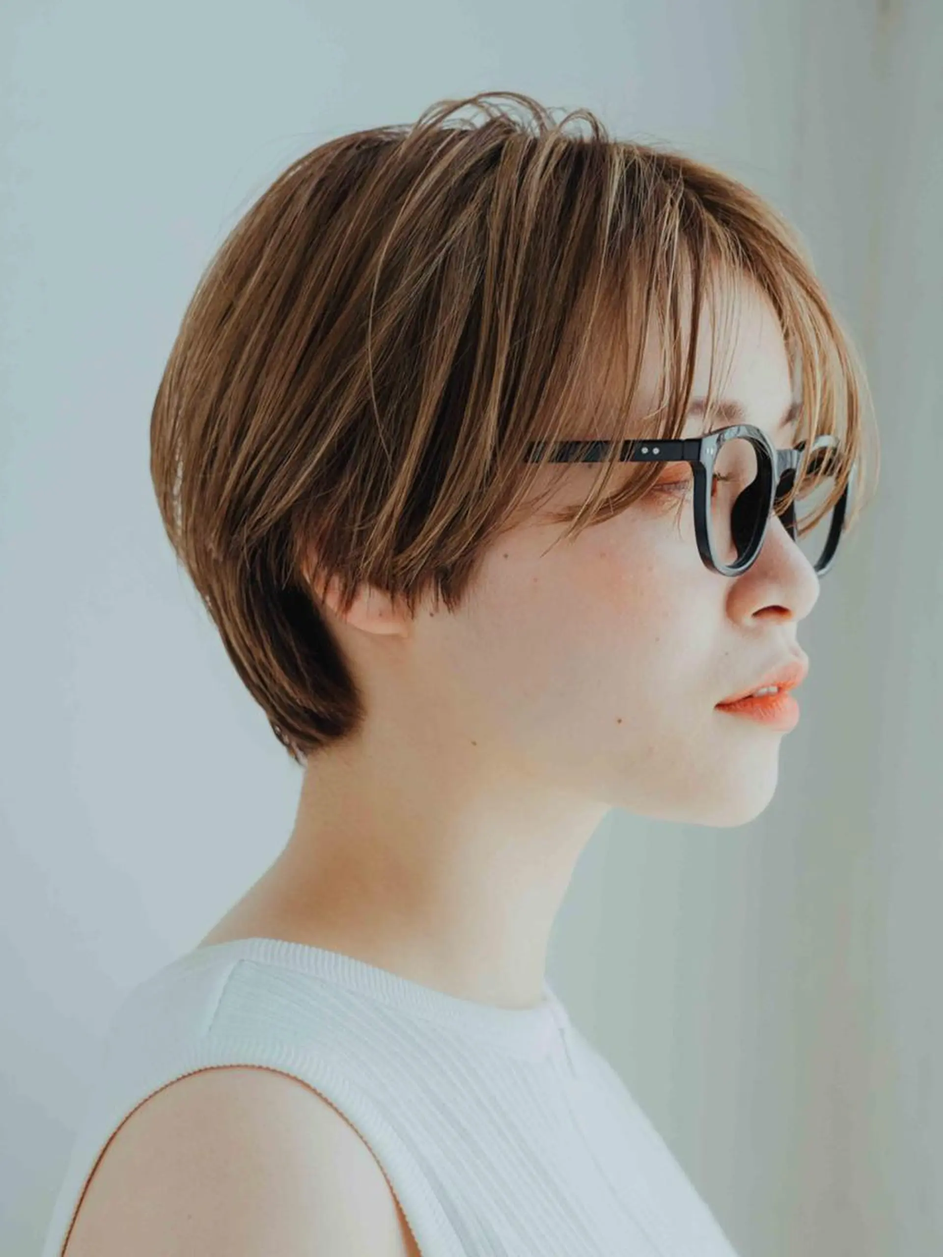 カラー 竹廣 春奈のヘアスタイル