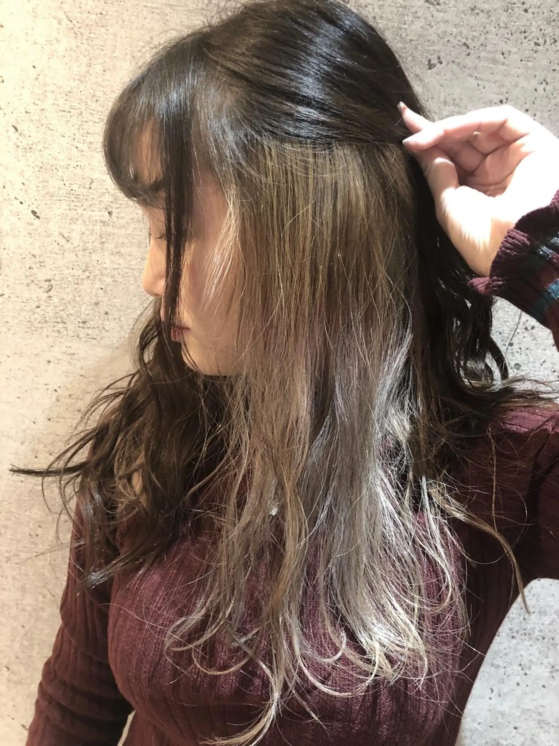 ロング カラー 久保 敏之のヘアスタイル