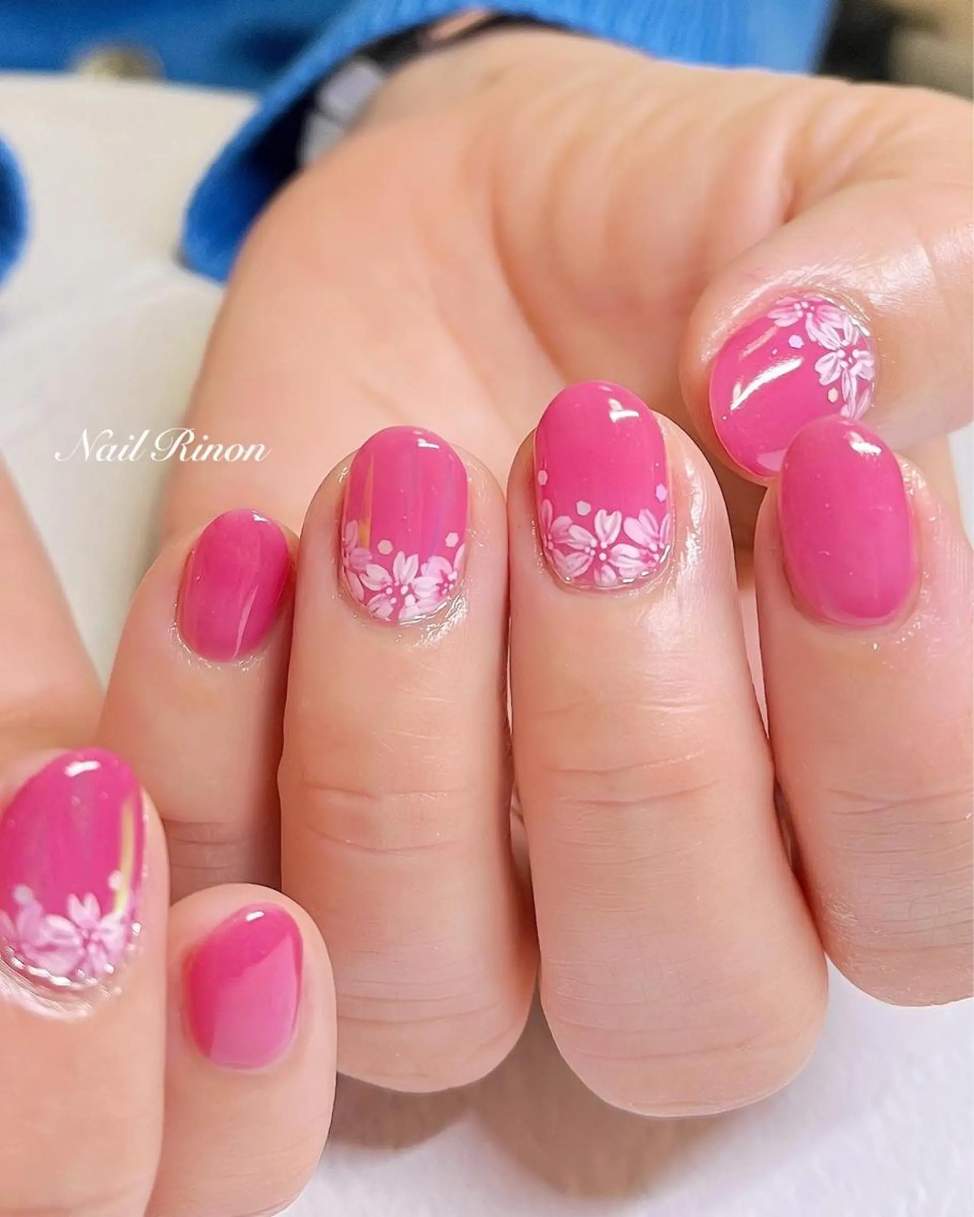 ネイル 桜ネイル Nail Rinonのネイルデザイン