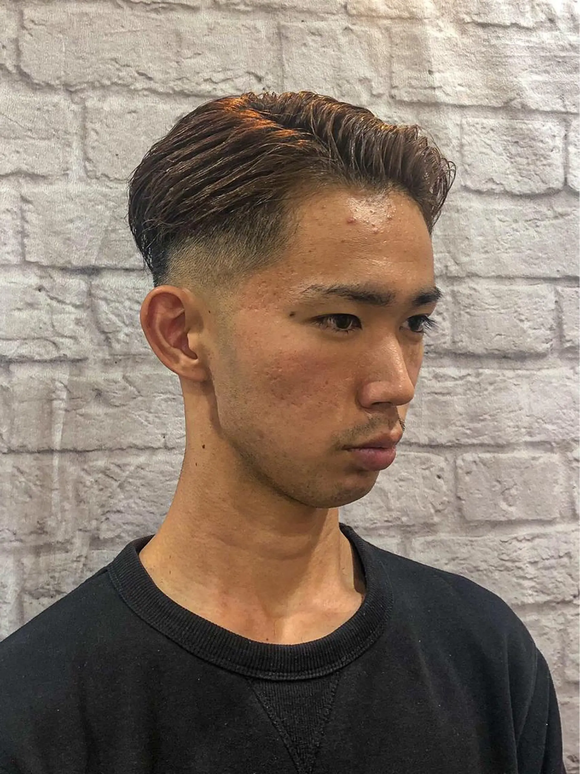 ショート メンズ フェードカット メンズカット 佐藤優菜のヘアスタイル